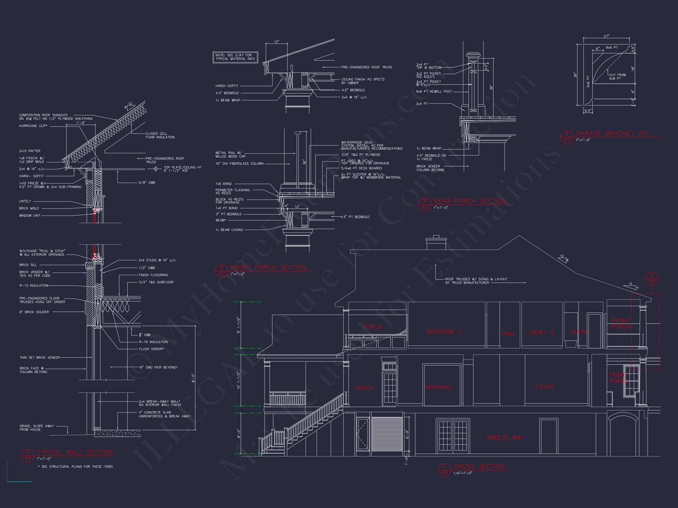 Luxury Home Plan with 3 Floors,CAD Blueprints,and Classic Designs