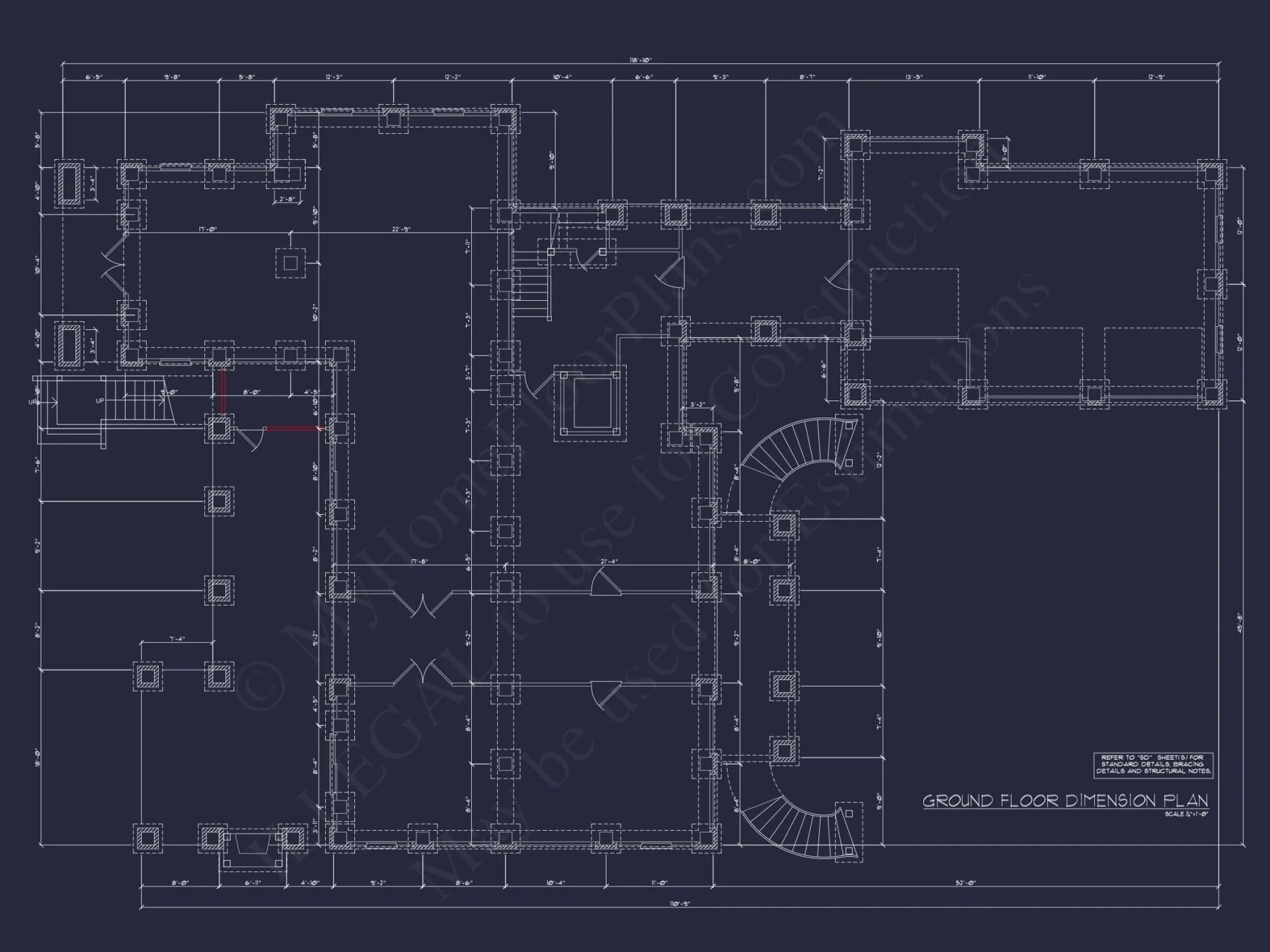 Luxury house Plan with 3 Floors, CAD Blueprints, and Classic Designs