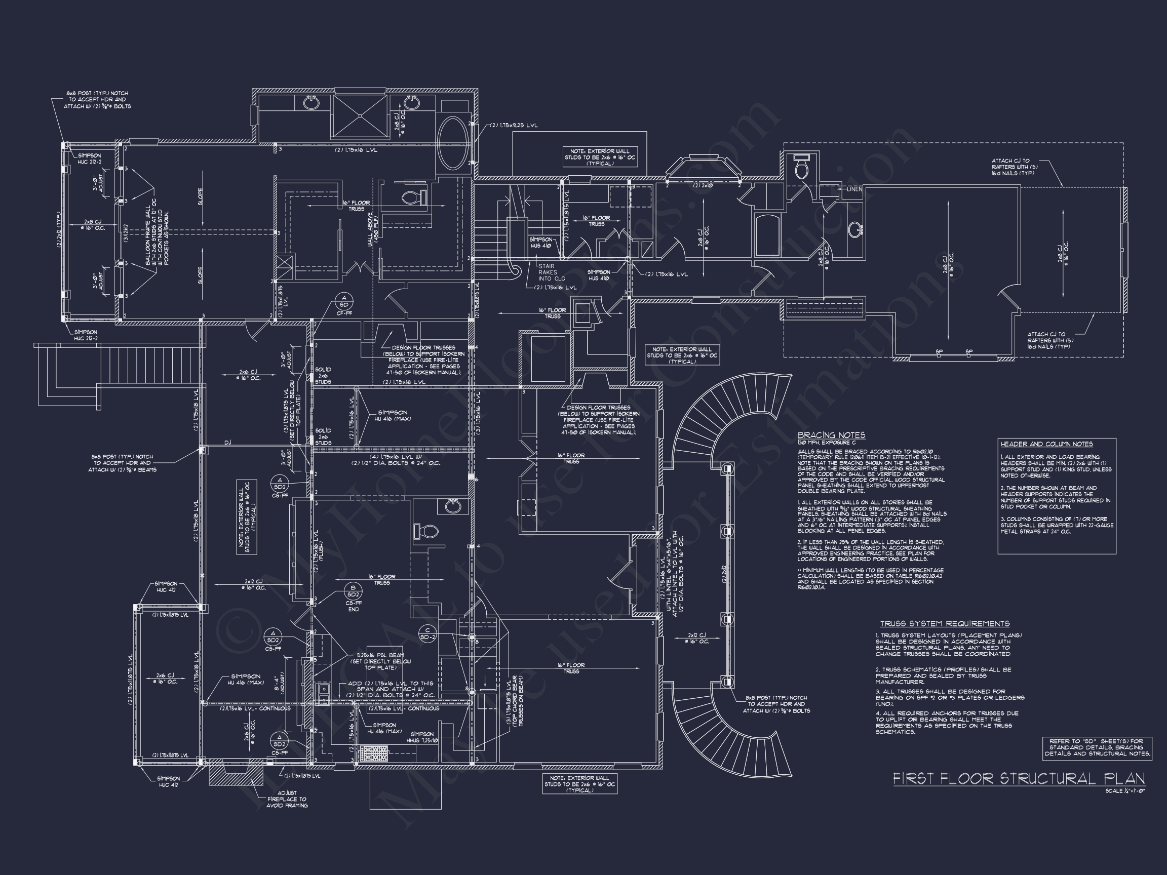 Luxury Home Plan with 3 Floors,CAD Blueprints,and Classic Designs