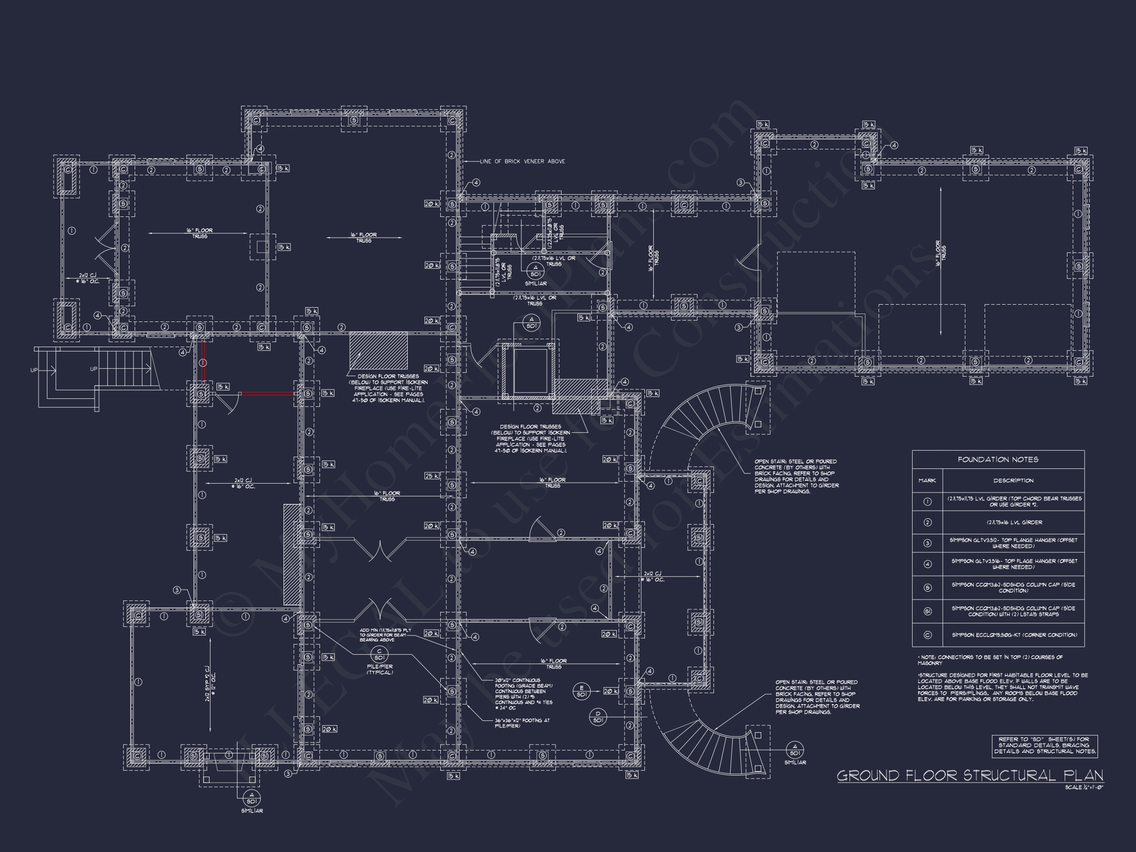 Luxury Home Plan with 3 Floors,CAD Blueprints,and Classic Designs