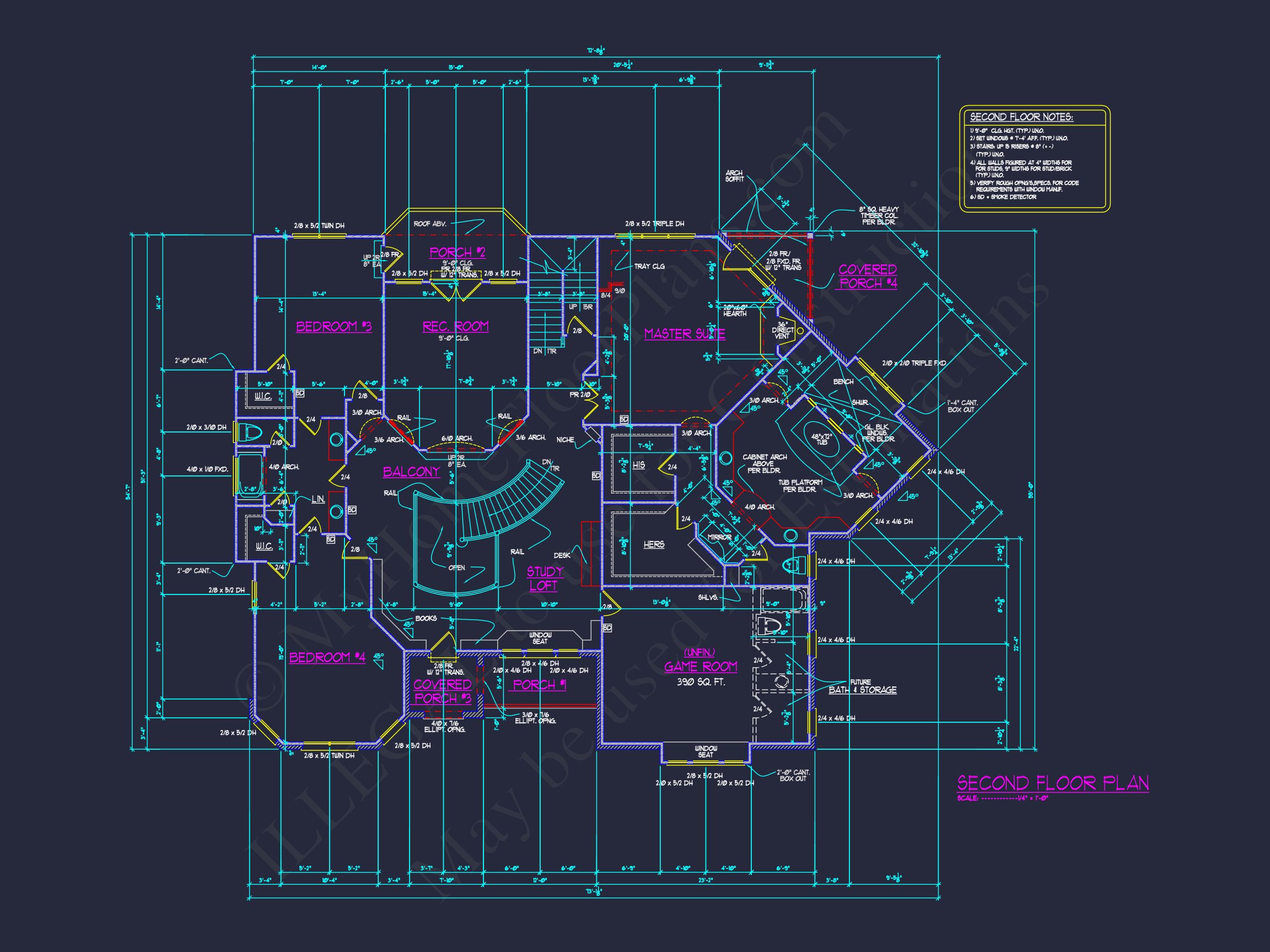 Luxury house Plan with 3 Floors,CAD Designs & Blueprint