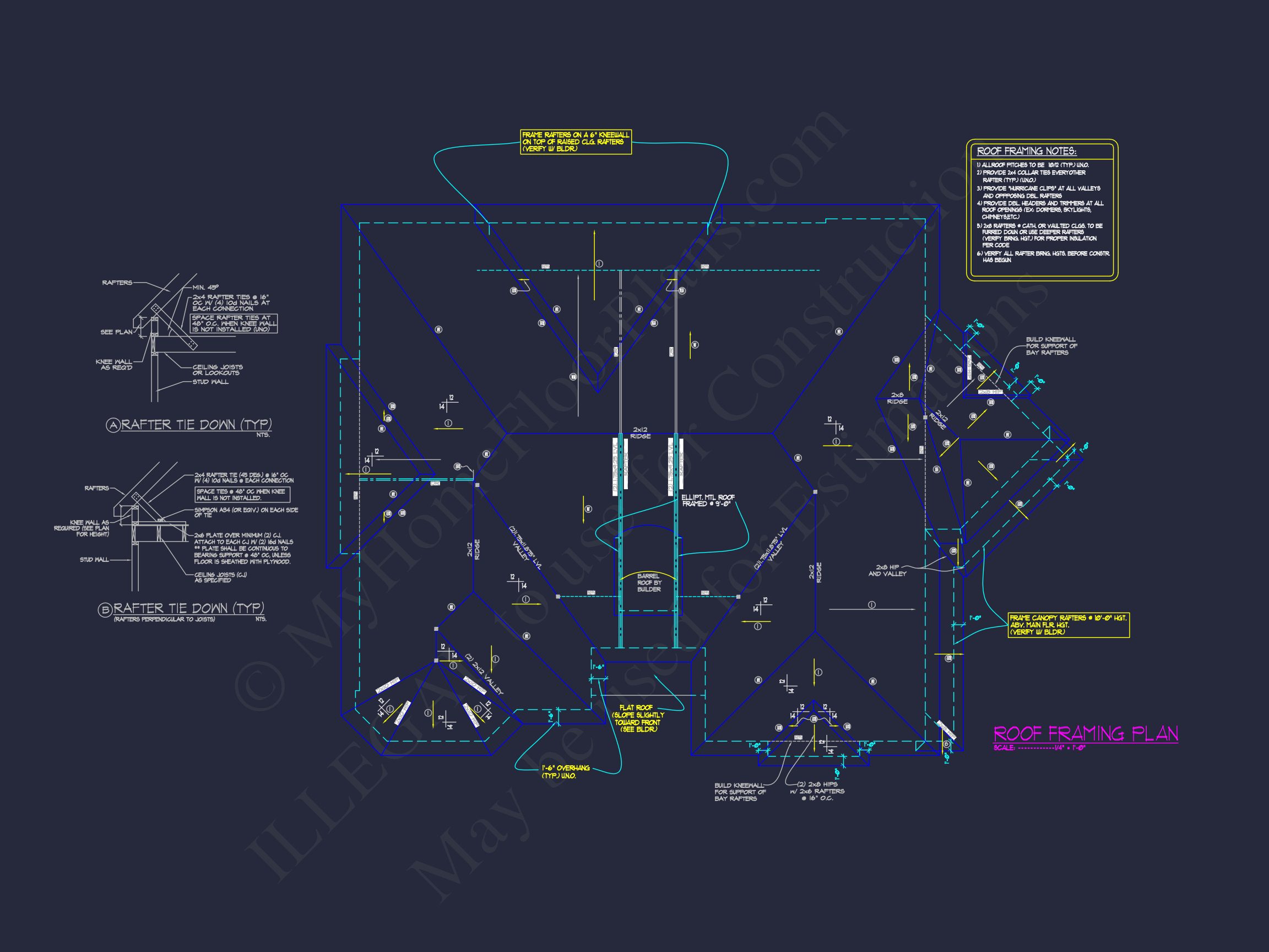 Luxury house Plan with 3 Floors,CAD Designs & Blueprint