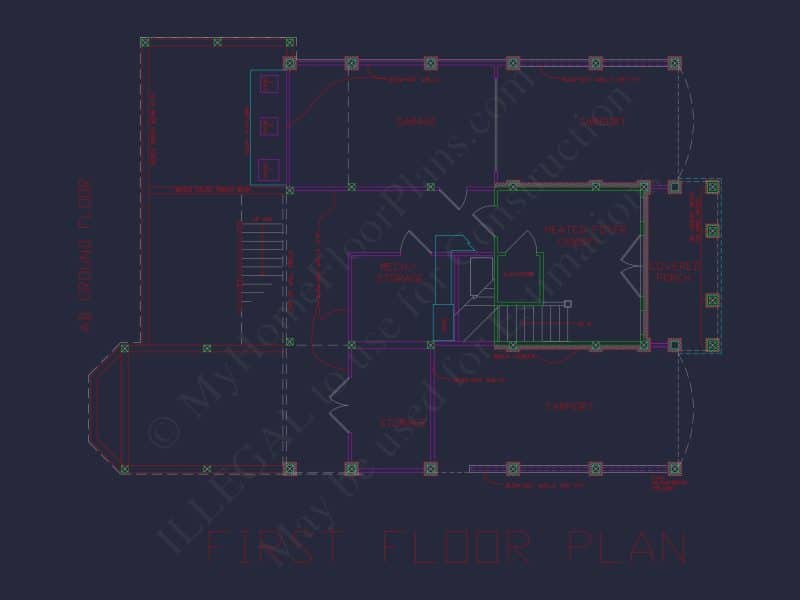 Luxury house Plan with 3 Floors, Modern Designs & Coastal Views