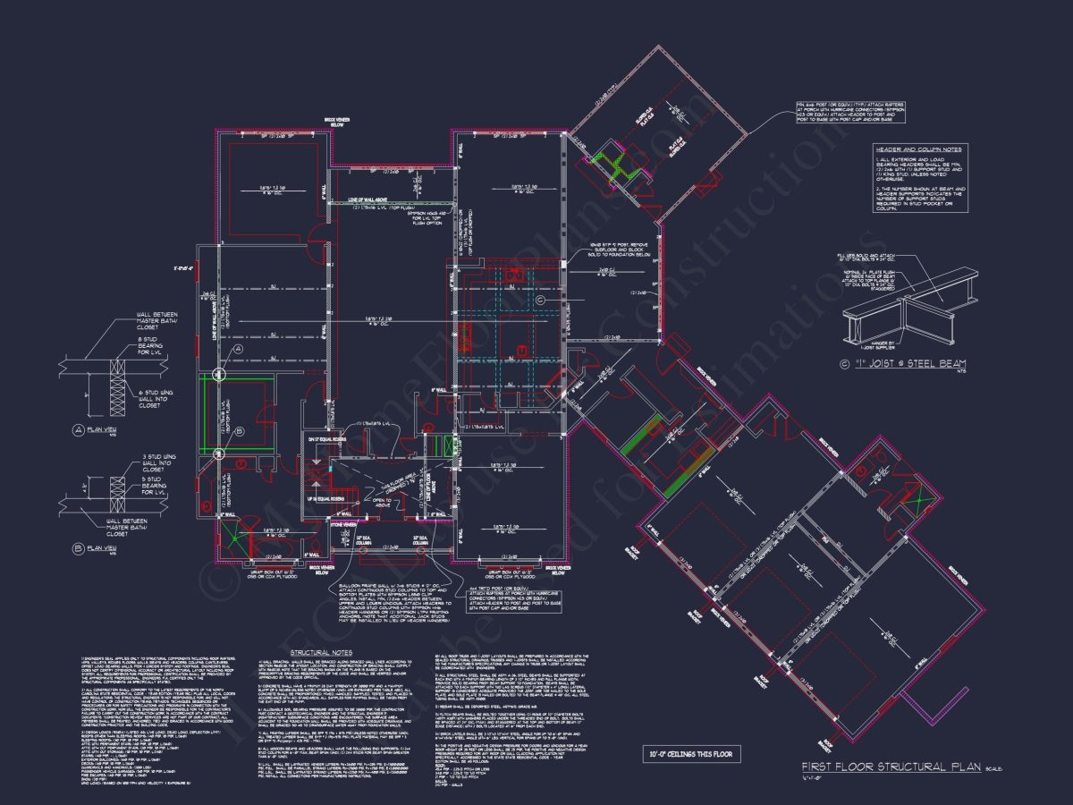 Luxury house Plan with 3 Story Architecture and Open Floor Plan