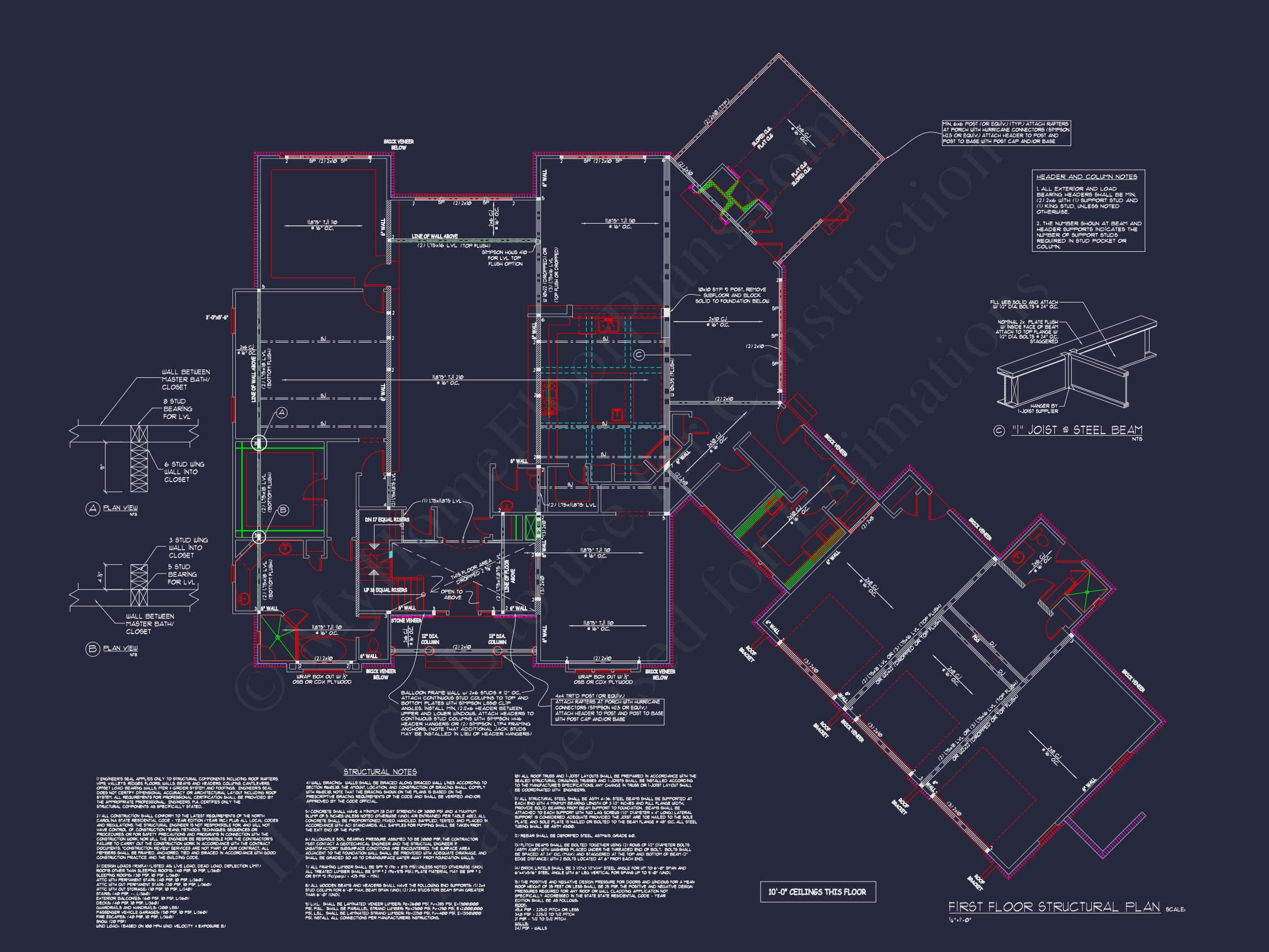 Luxury Home Plan with 3 Story Architecture and Open Floor Plan