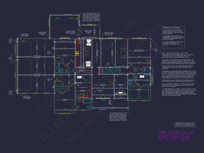 Luxury house Plan with 4 Bedrooms, CAD Designs & Blueprint