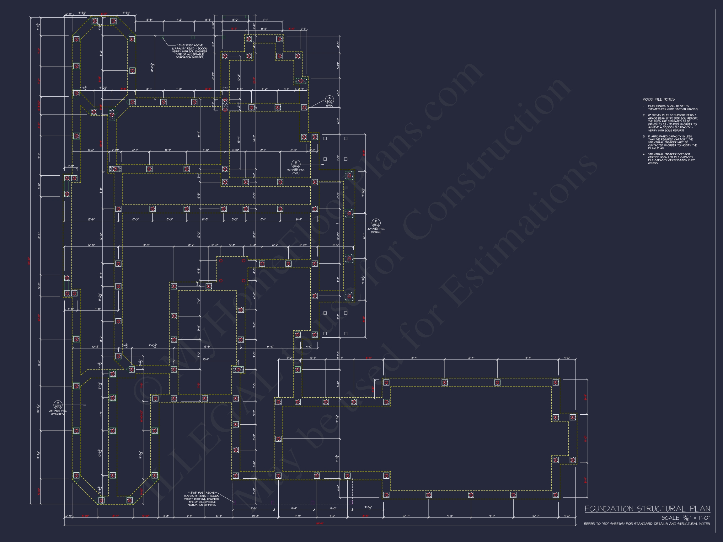 Luxury Home Plan with 5 Bedrooms,2 Floors,and Modern Designs