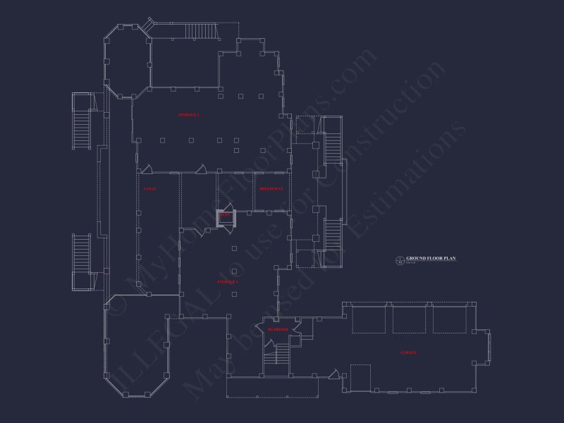 Luxury house Plan with 5 Bedrooms, 2 Floors, and Modern Designs