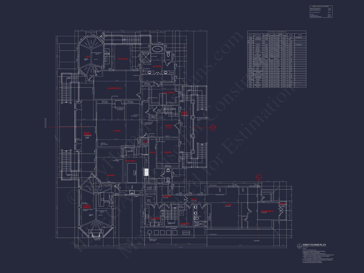 Luxury house Plan with 5 Bedrooms, 2 Floors, and Modern Designs