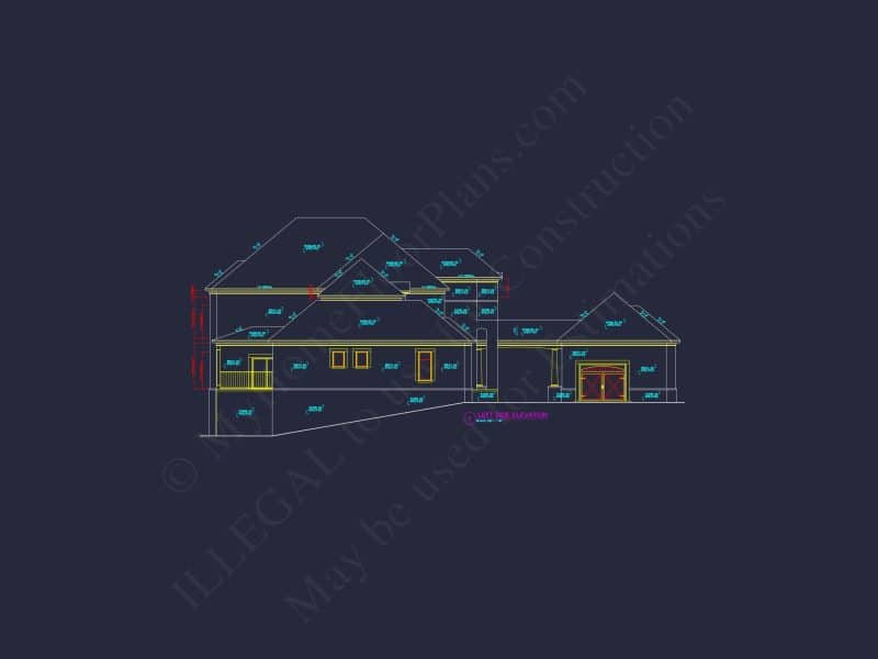 Luxury house Plan with 5 Bedrooms, CAD Designs & Vaulted Ceilings
