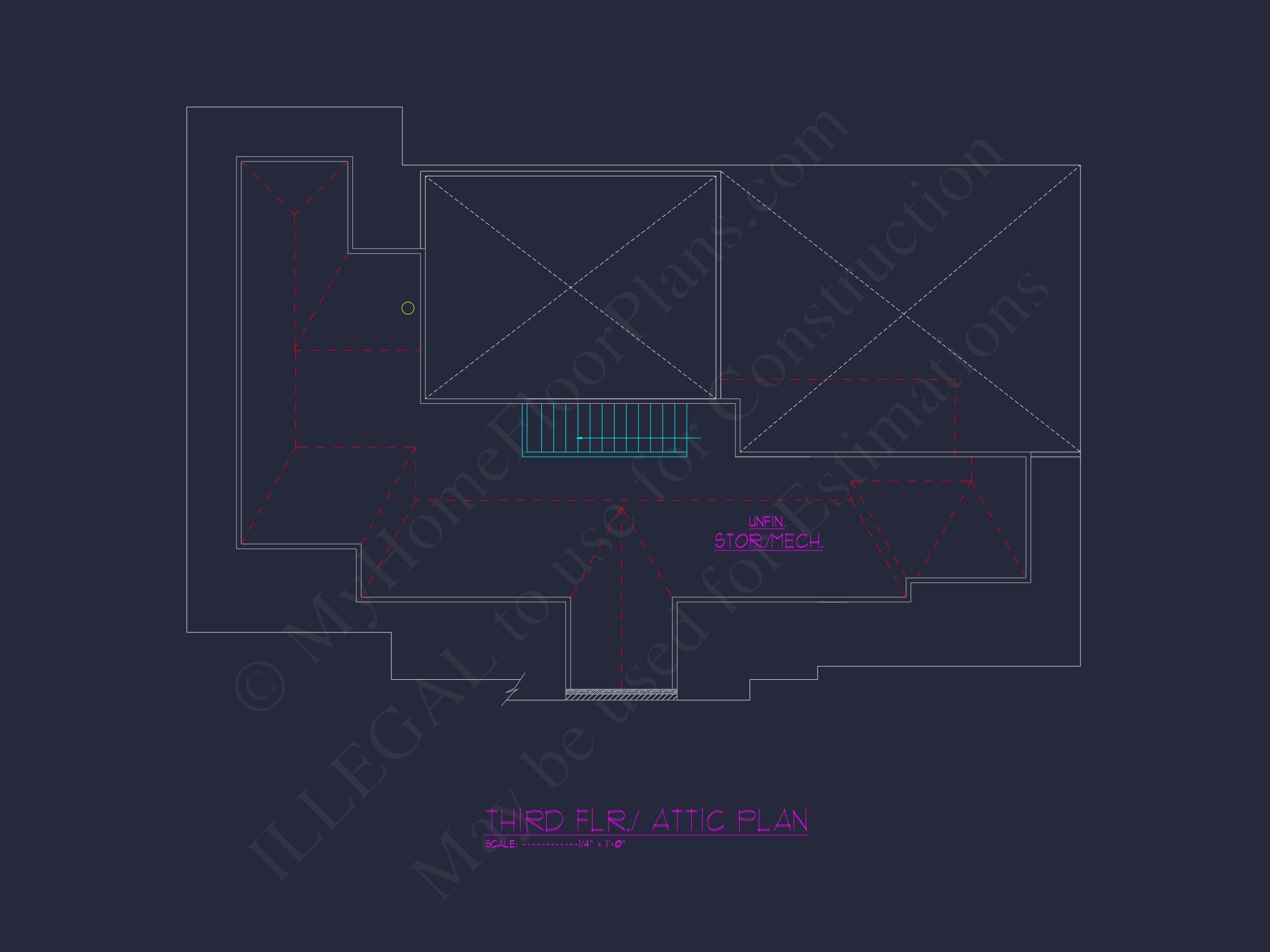 Luxury Home Plan with 6 Bedrooms