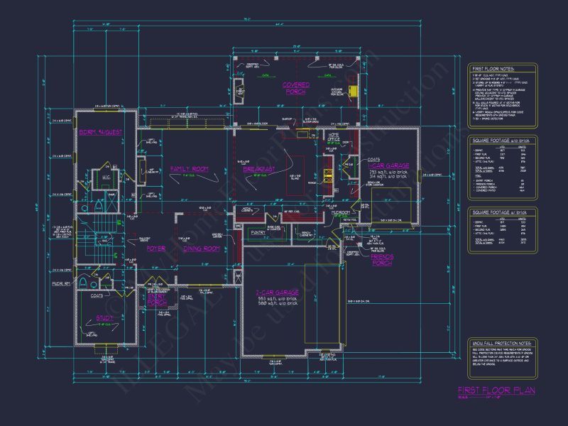 Luxury house Plan with 6 Bedrooms, 7 Baths, and 3 Stories