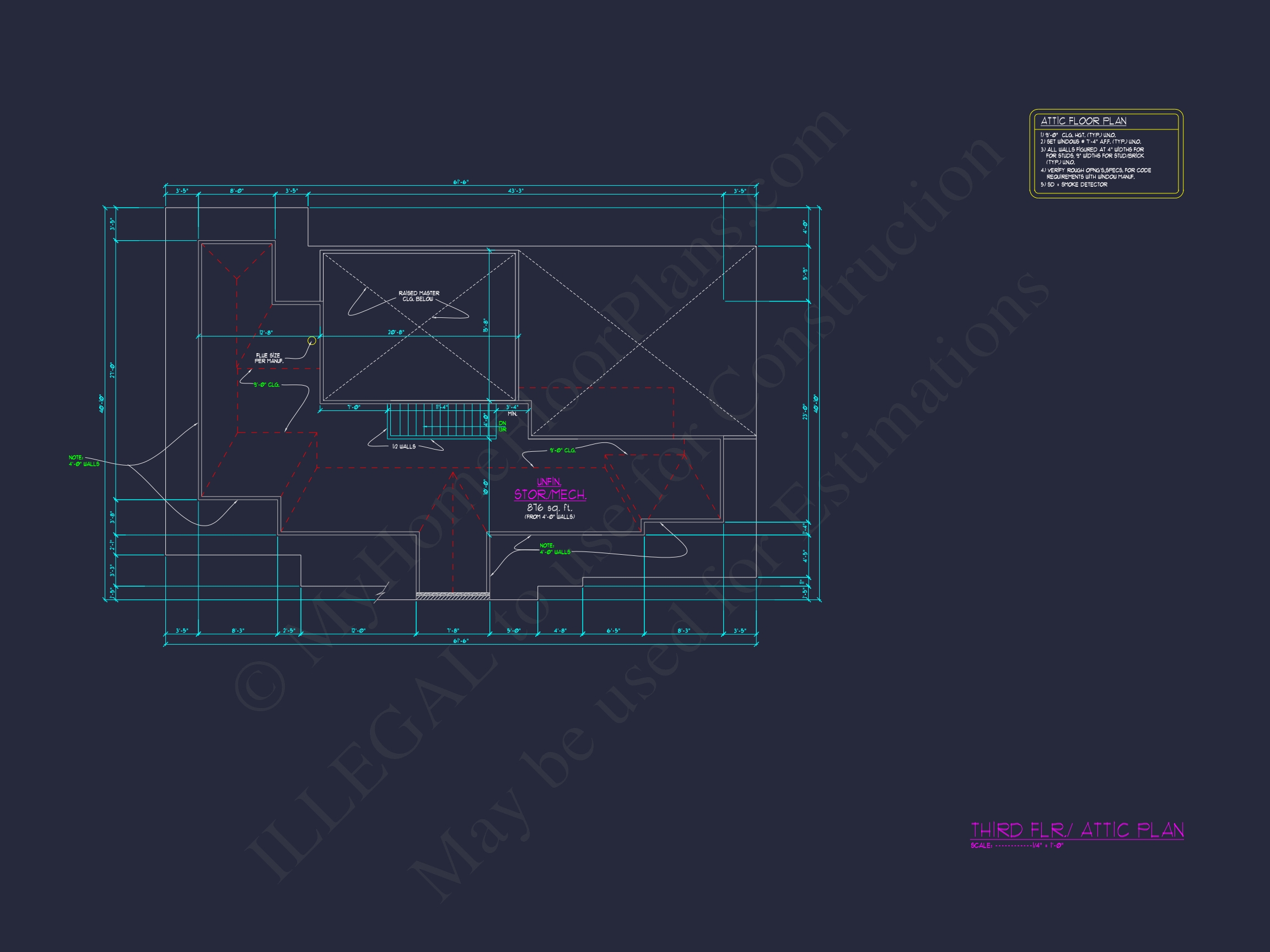 Luxury Home Plan with 6 Bedrooms