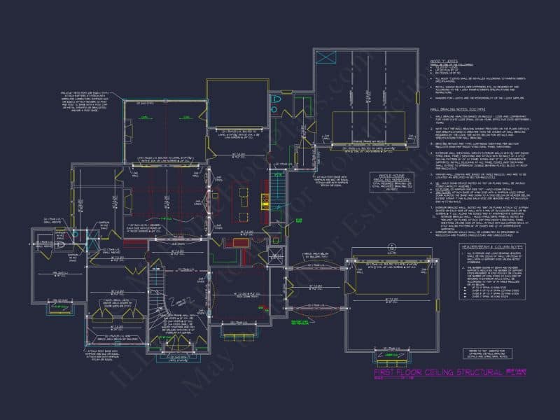Luxury house Plan with CAD Architecture and Detailed Blueprints