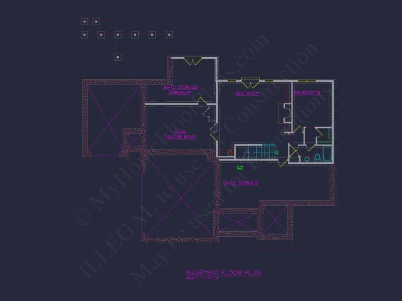 Luxury house Plan with CAD Blueprint and Modern Designs