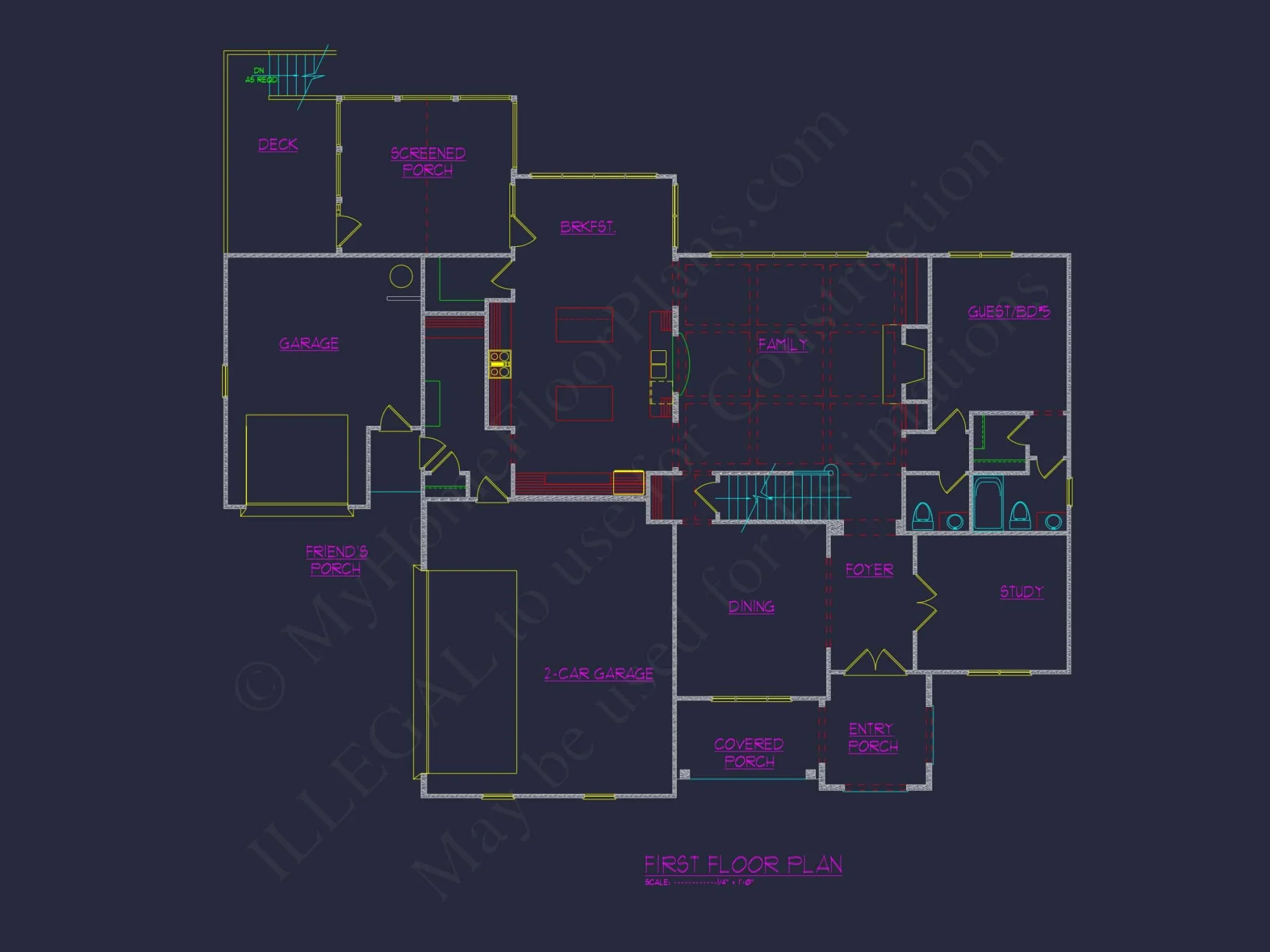 Luxury house Plan with CAD Blueprint and Modern Designs