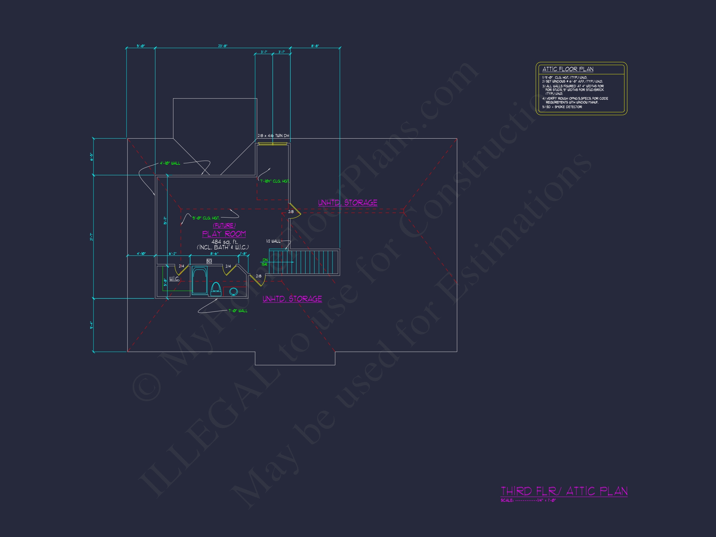 Luxury Home Plan with CAD Blueprint and Modern Designs