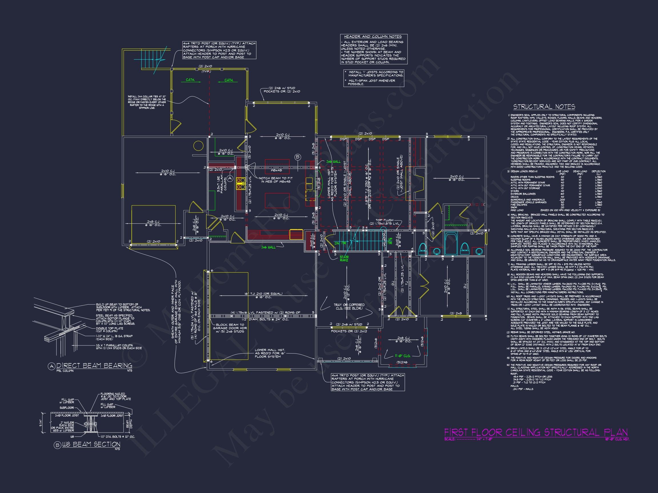 Luxury Home Plan with CAD Blueprint and Modern Designs