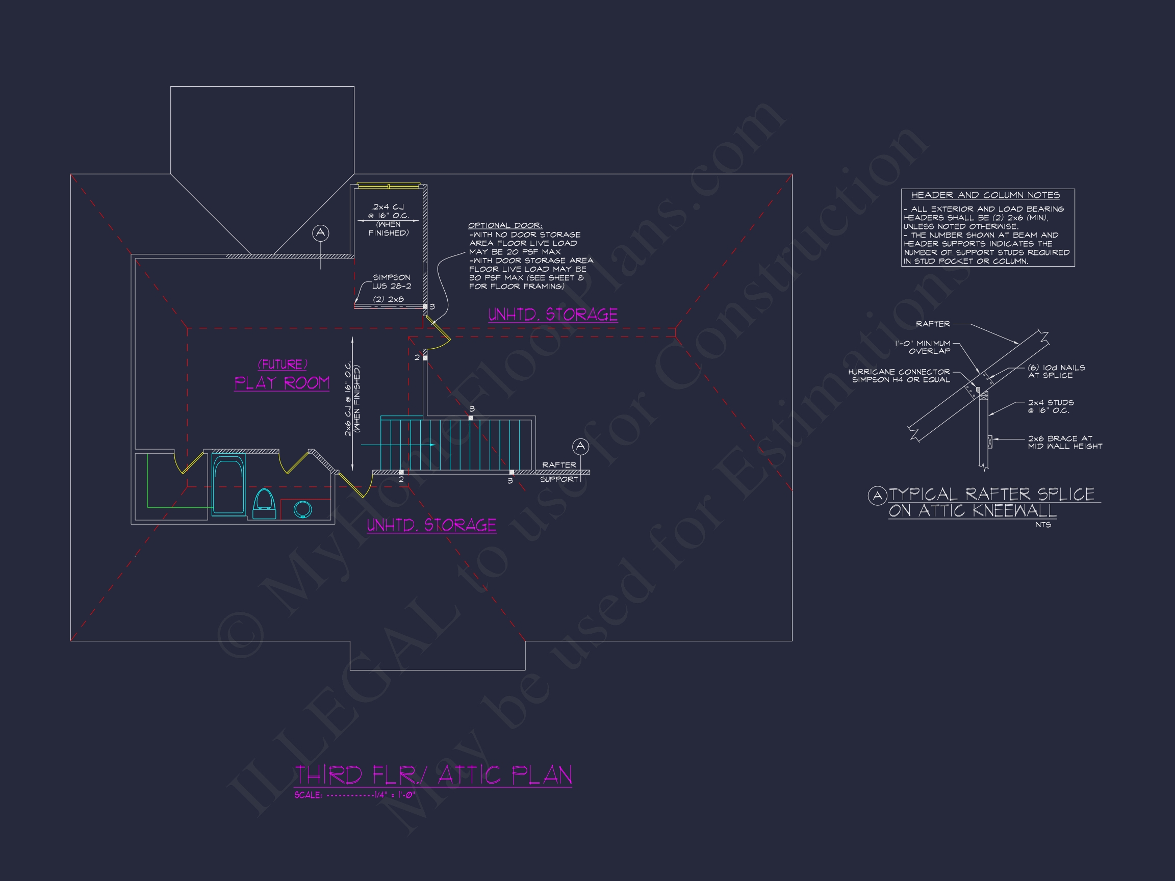 Luxury Home Plan with CAD Blueprint and Modern Designs