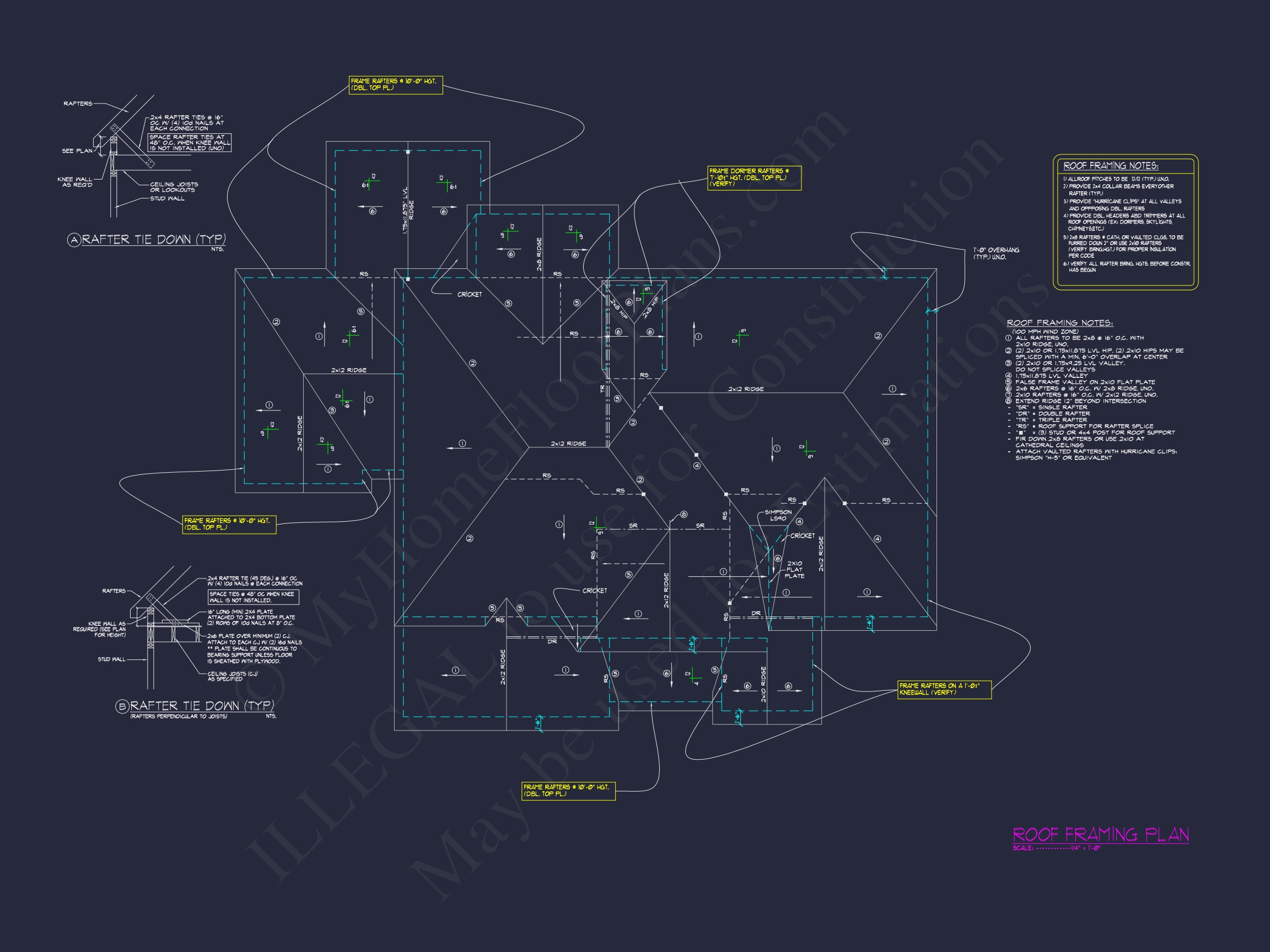 Luxury Home Plan with CAD Blueprint and Modern Designs