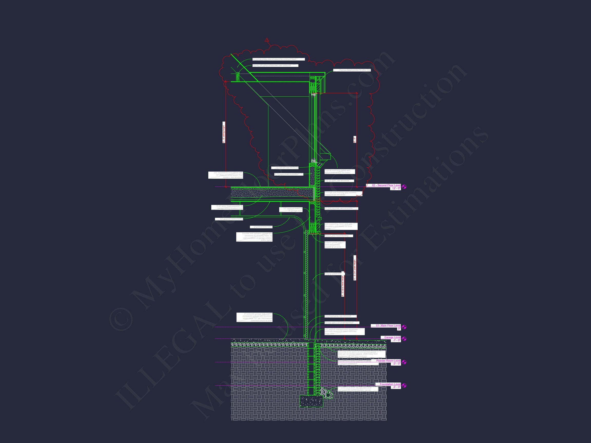Luxury house Plan with CAD Blueprints