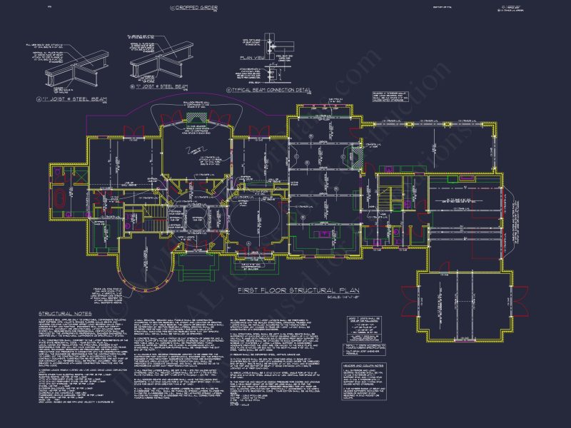 Luxury house Plan with CAD Blueprints
