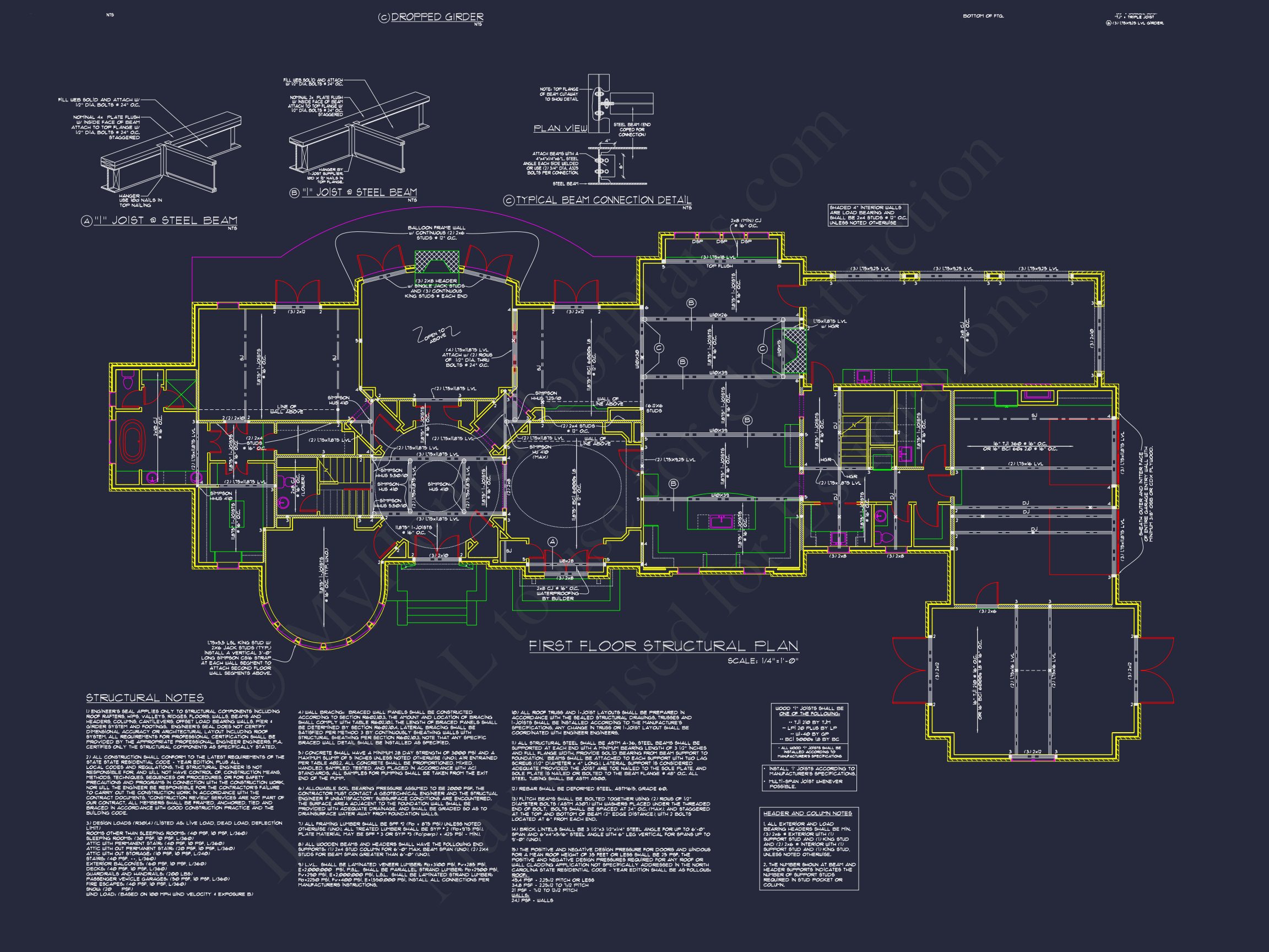 Luxury house Plan with CAD Blueprints