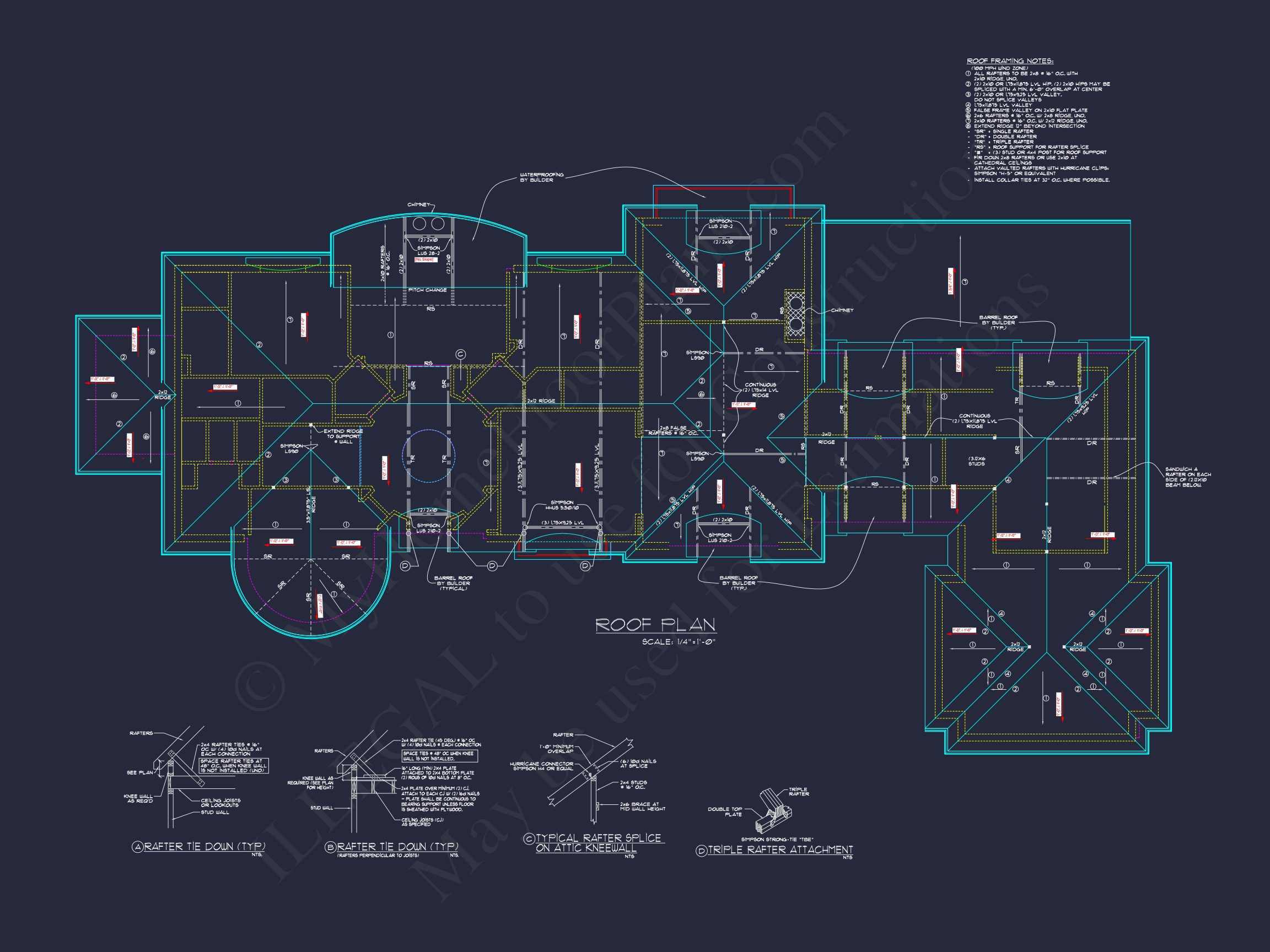 Luxury house Plan with CAD Blueprints