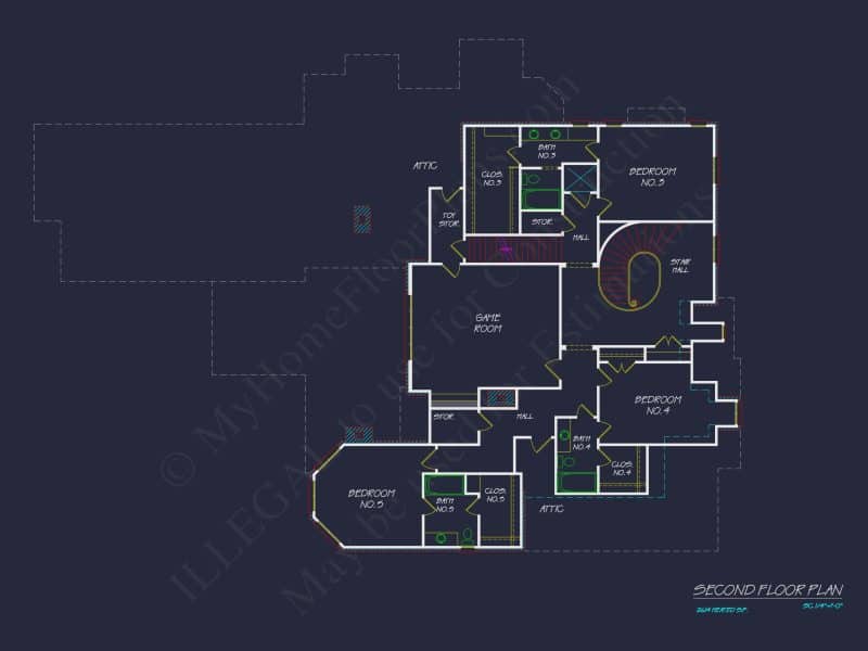 Luxury house Plan with CAD Designs