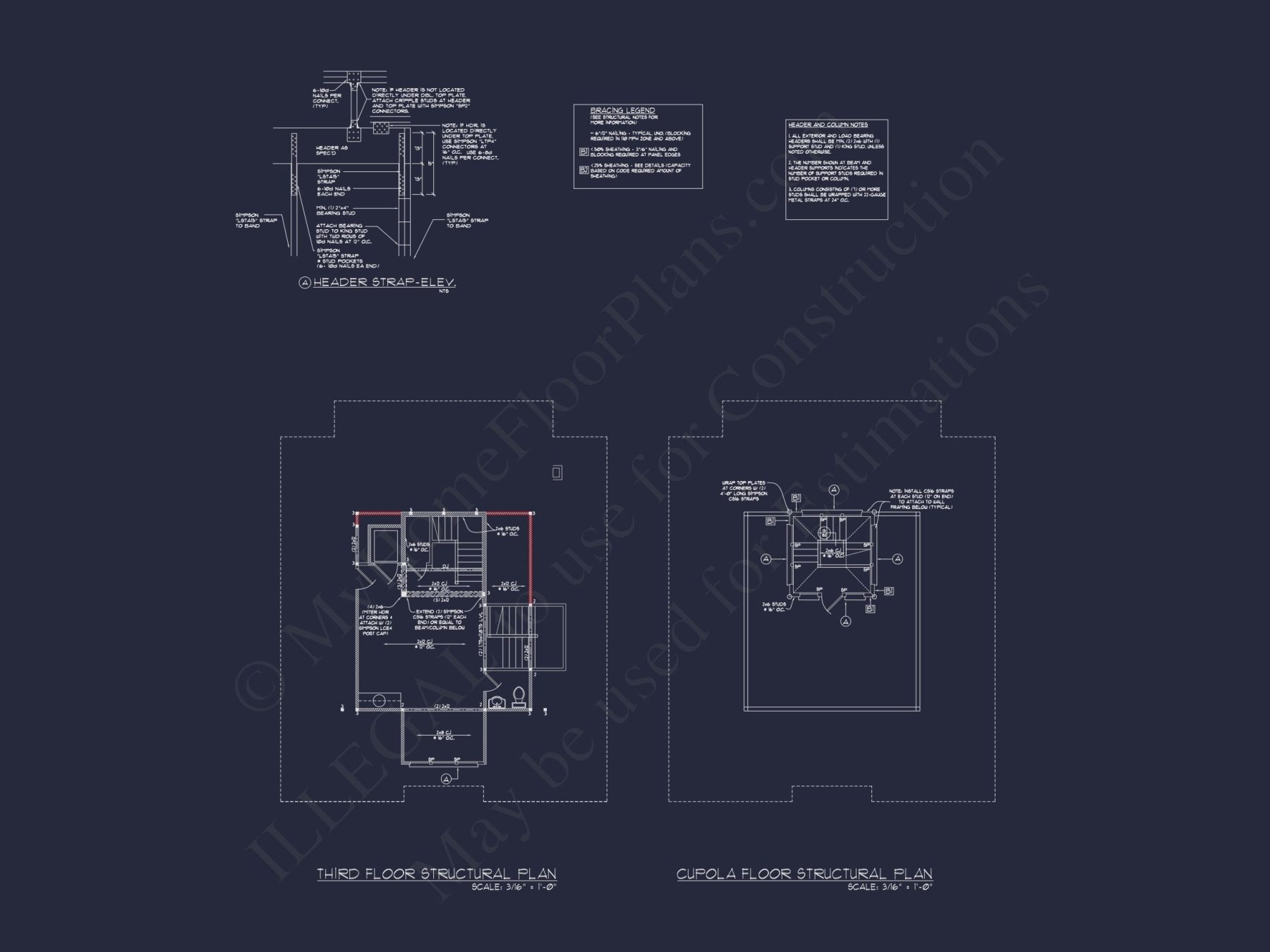 Luxury house Plan with CAD Designs, 3 Floors & 5 Bedrooms
