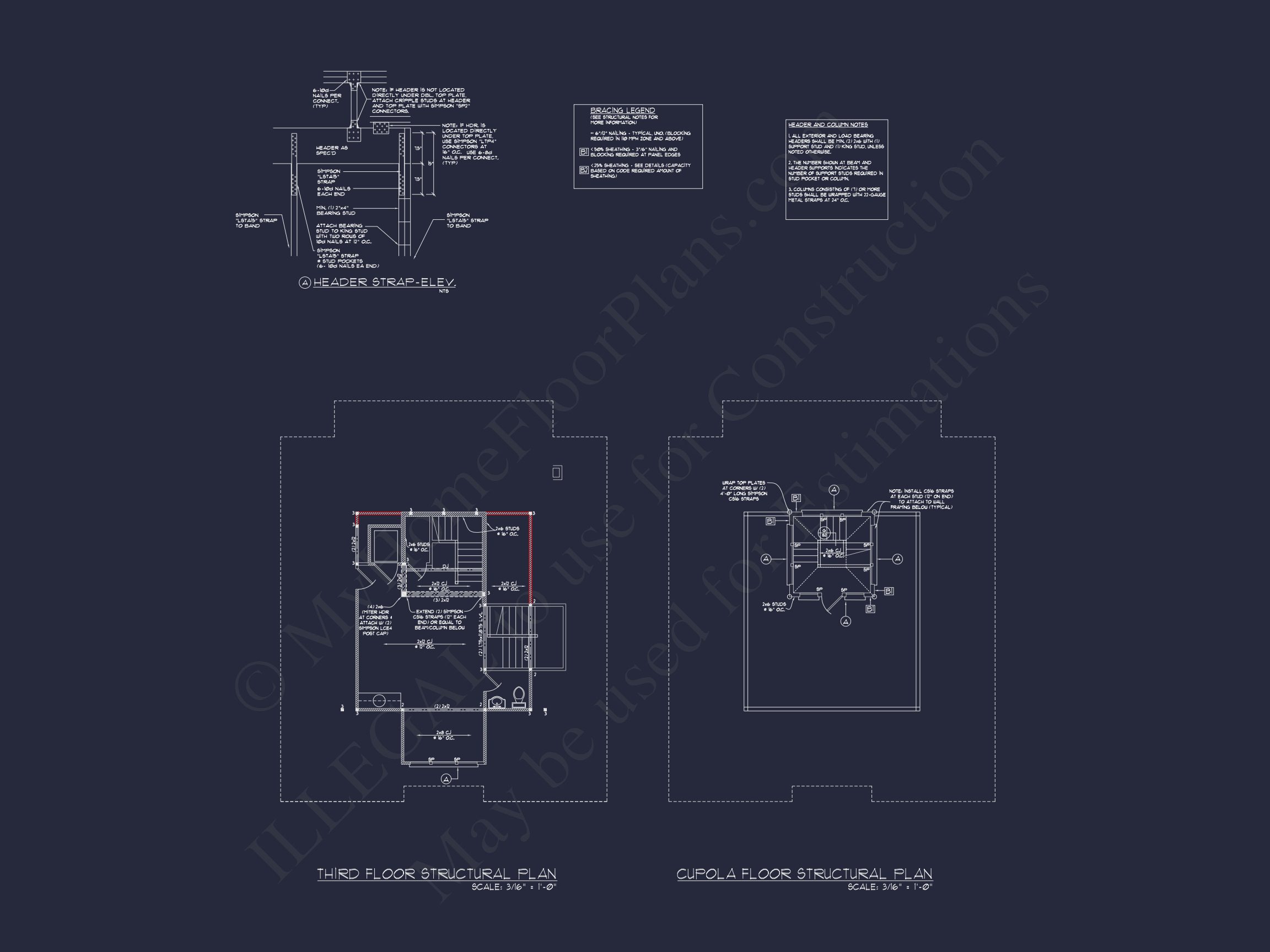 Luxury house Plan with CAD Designs,3 Floors & 5 Bedrooms