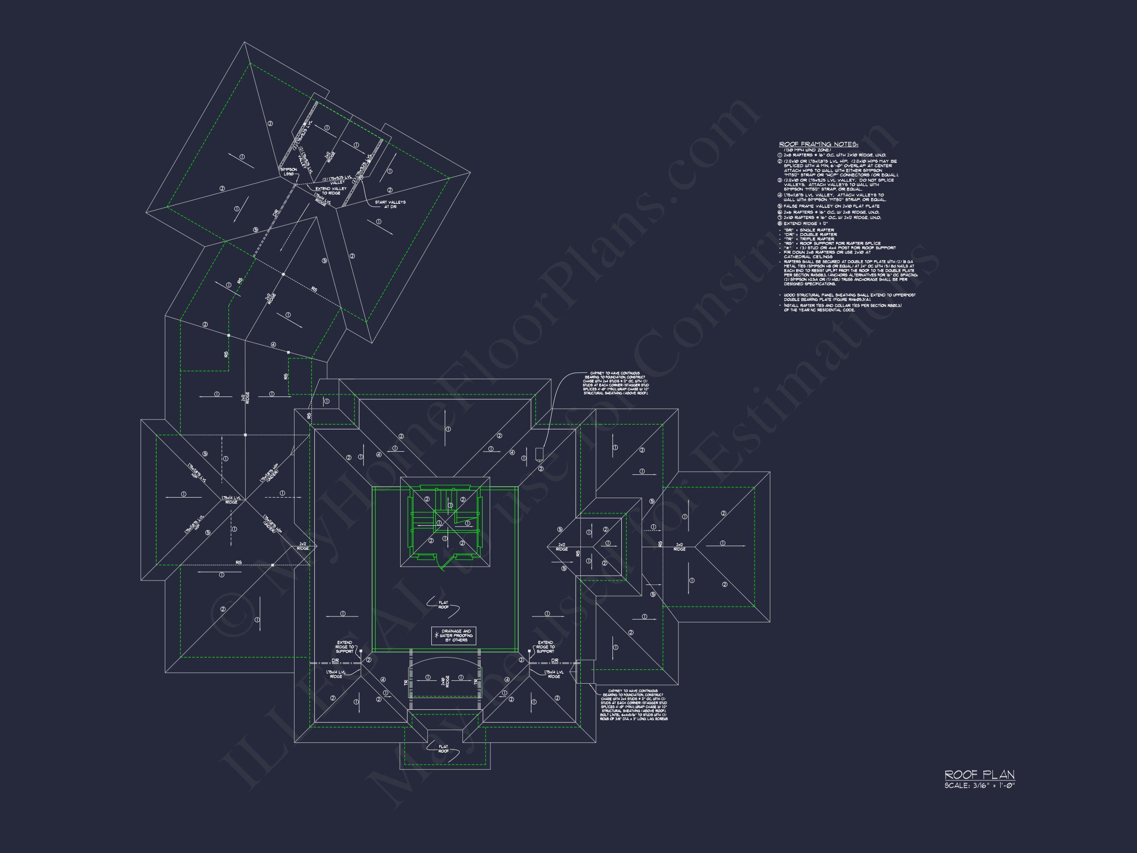 Luxury house Plan with CAD Designs,3 Floors & 5 Bedrooms