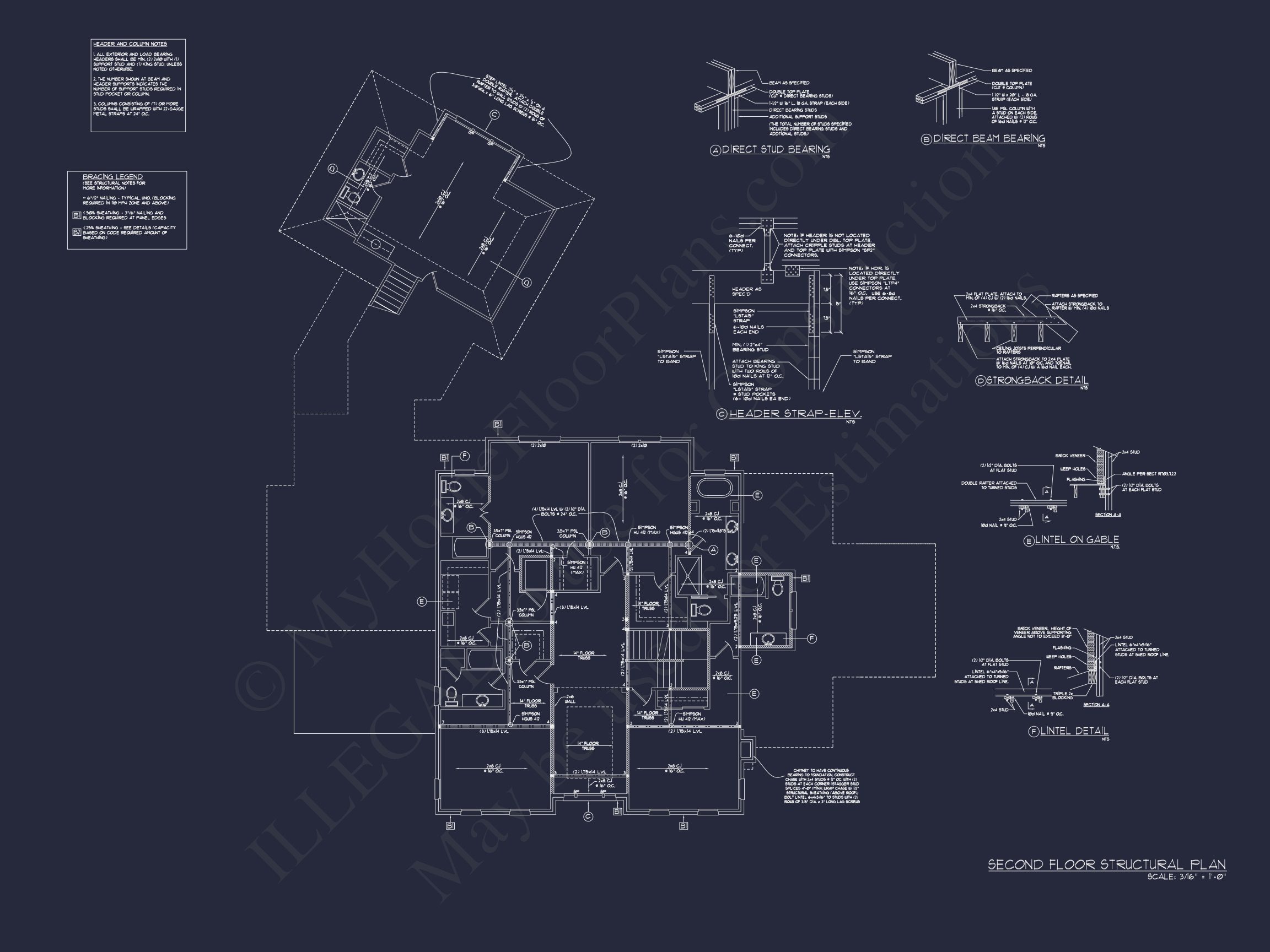 Luxury house Plan with CAD Designs,3 Floors & 5 Bedrooms