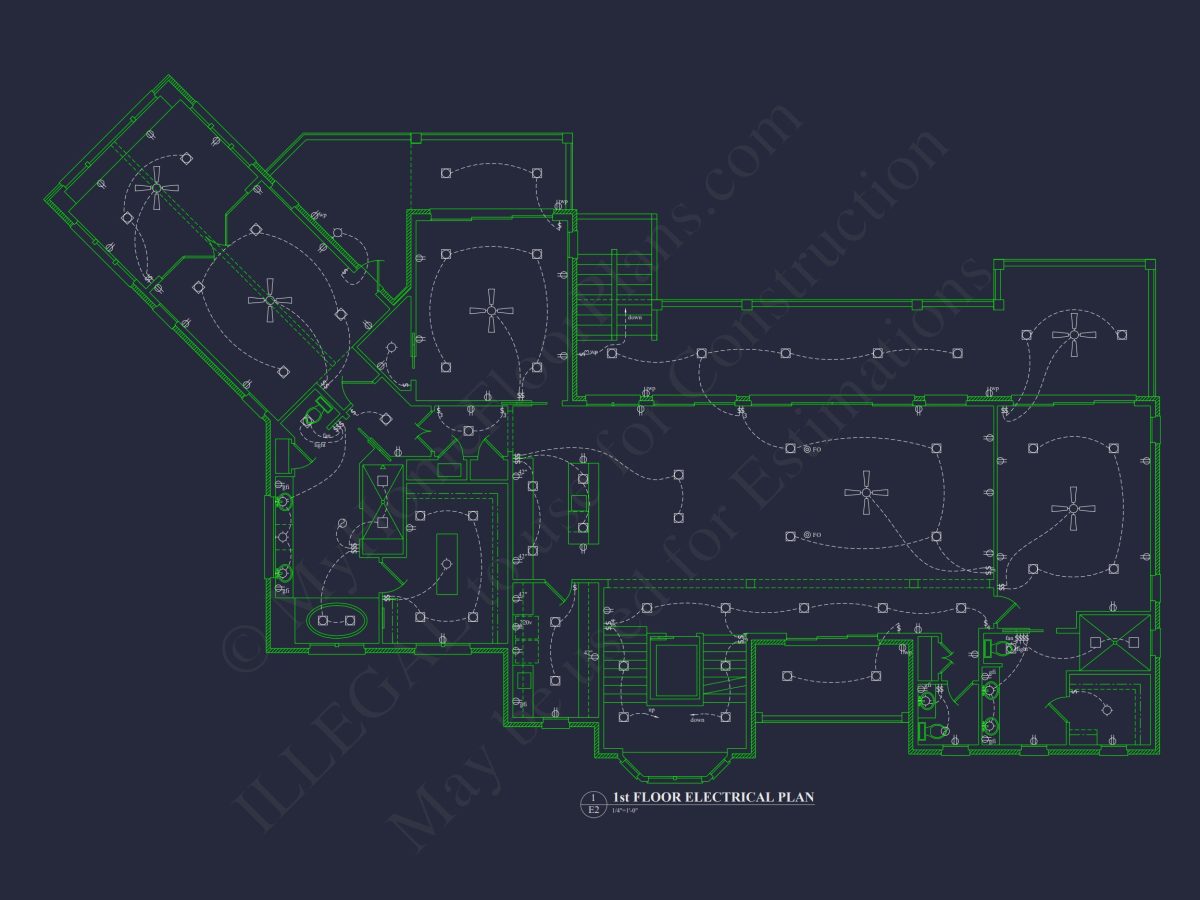 Luxury house Plan with Detailed Floor Plan, CAD Designs, and Blueprints