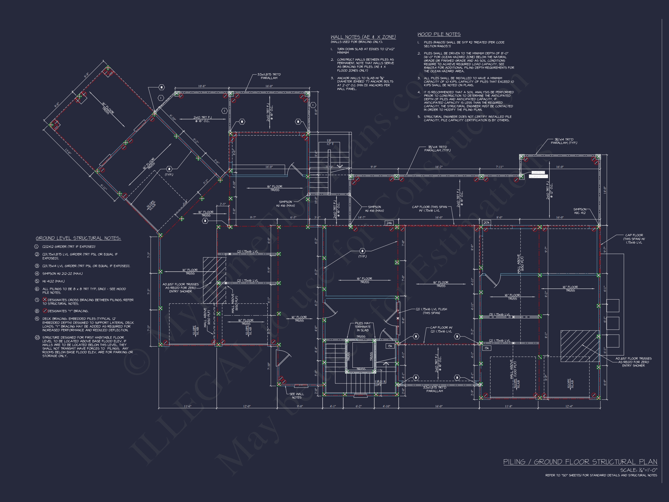 Luxury Home Plan with Detailed Floor Plan,CAD Designs,and Blueprints