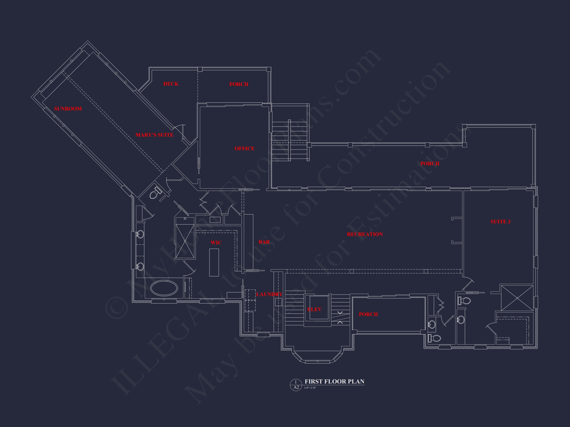 Luxury Home Plan with Detailed Floor Plan,CAD Designs,and Blueprints