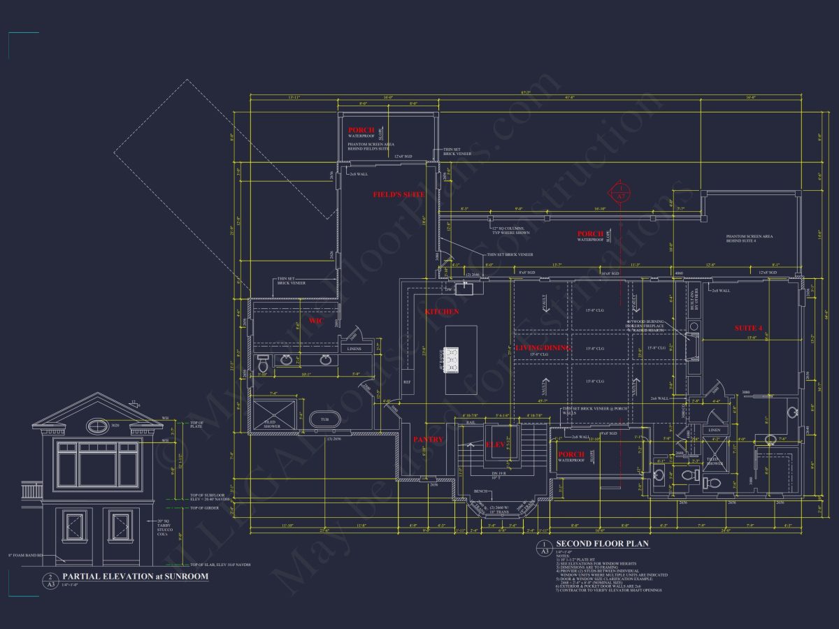 Luxury house Plan with Detailed Floor Plan, CAD Designs, and Blueprints