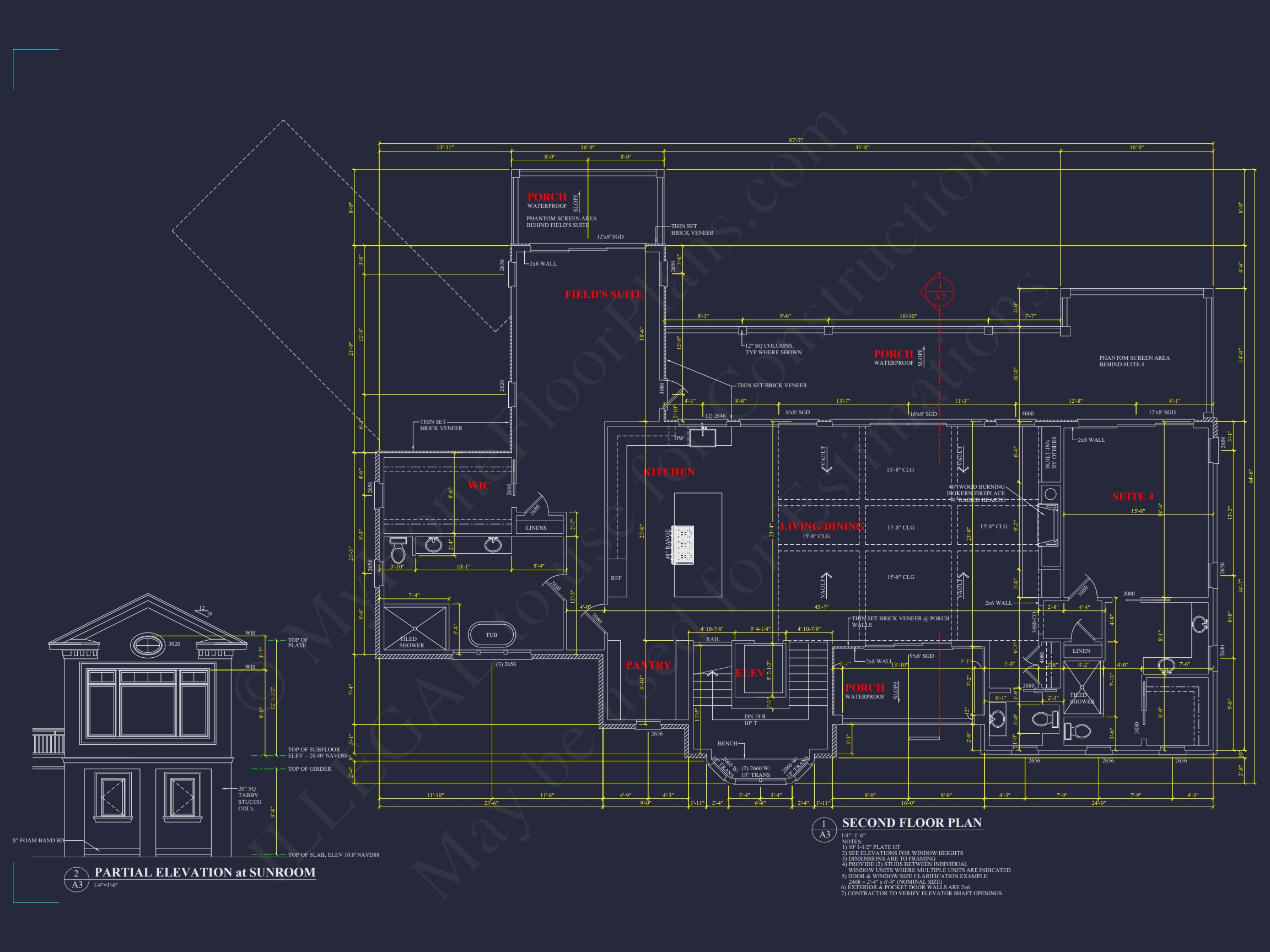 Luxury Home Plan with Detailed Floor Plan,CAD Designs,and Blueprints