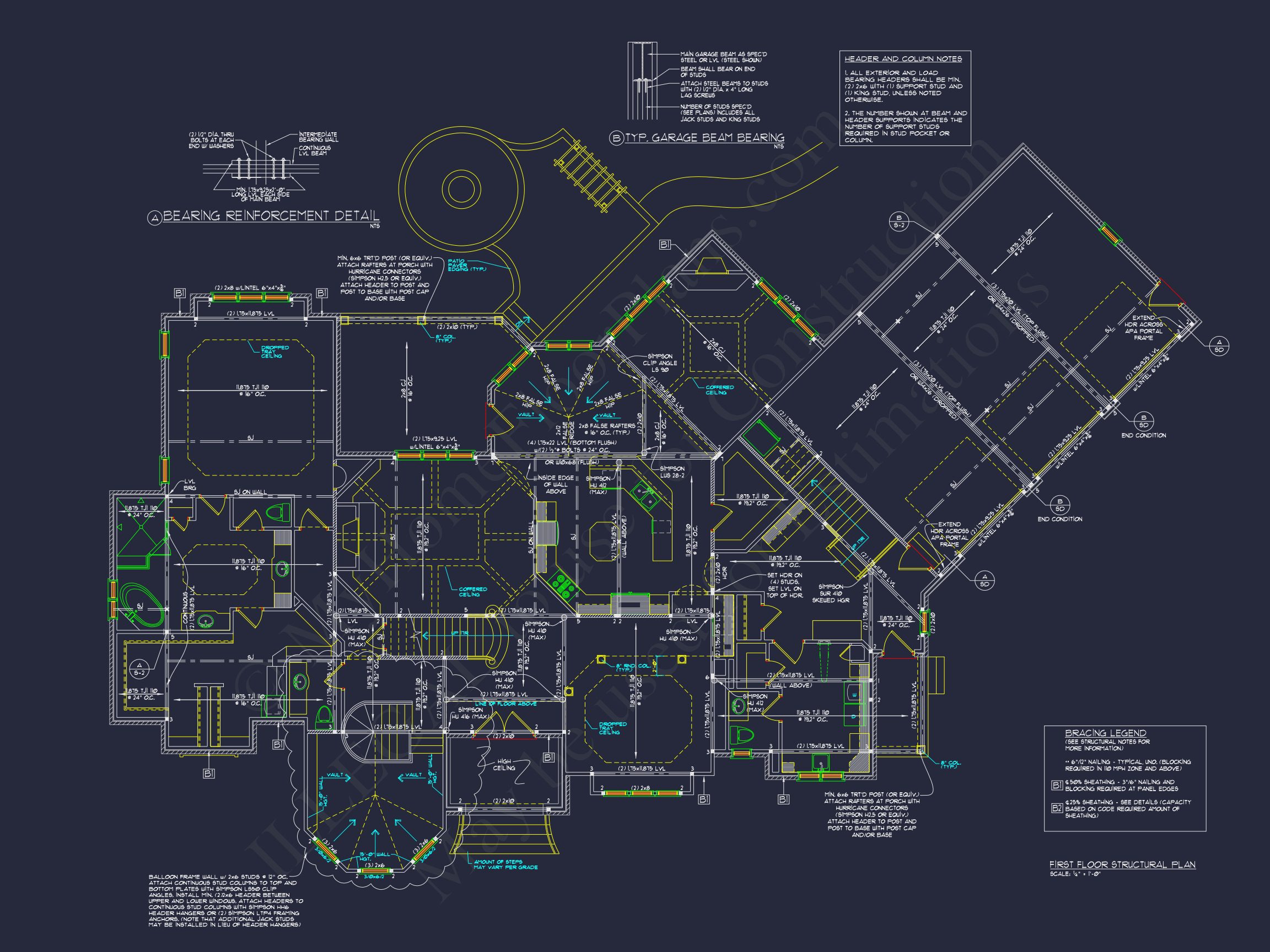 Luxury house Plan with Detailed Floor Plan,CAD,and Blueprint Designs