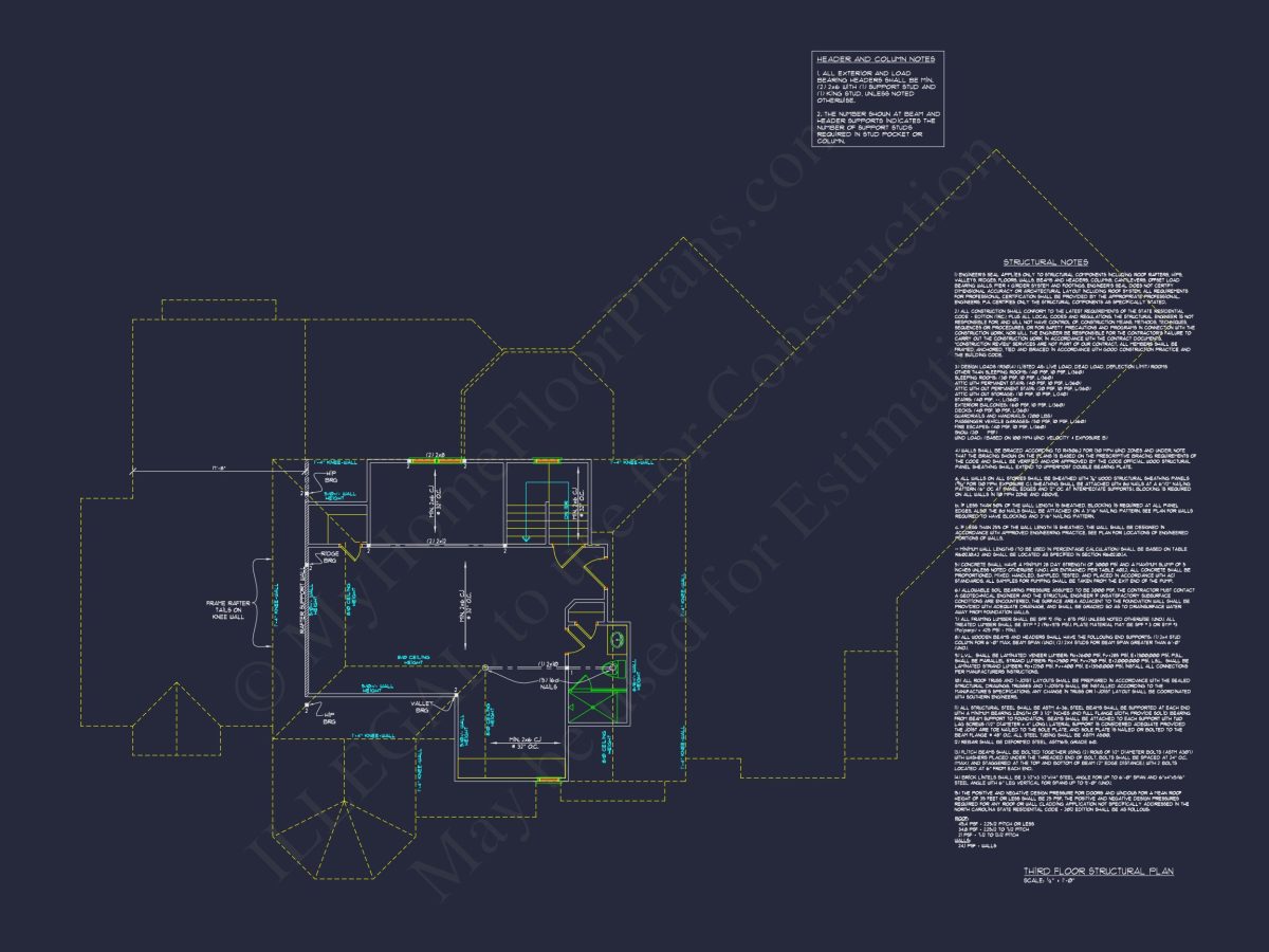 Luxury house Plan with Detailed Floor Plan, CAD, and Blueprint Designs