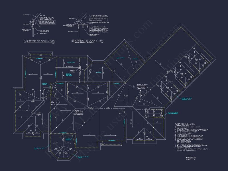 Luxury house Plan with Detailed Floor Plan, CAD, and Blueprint Designs