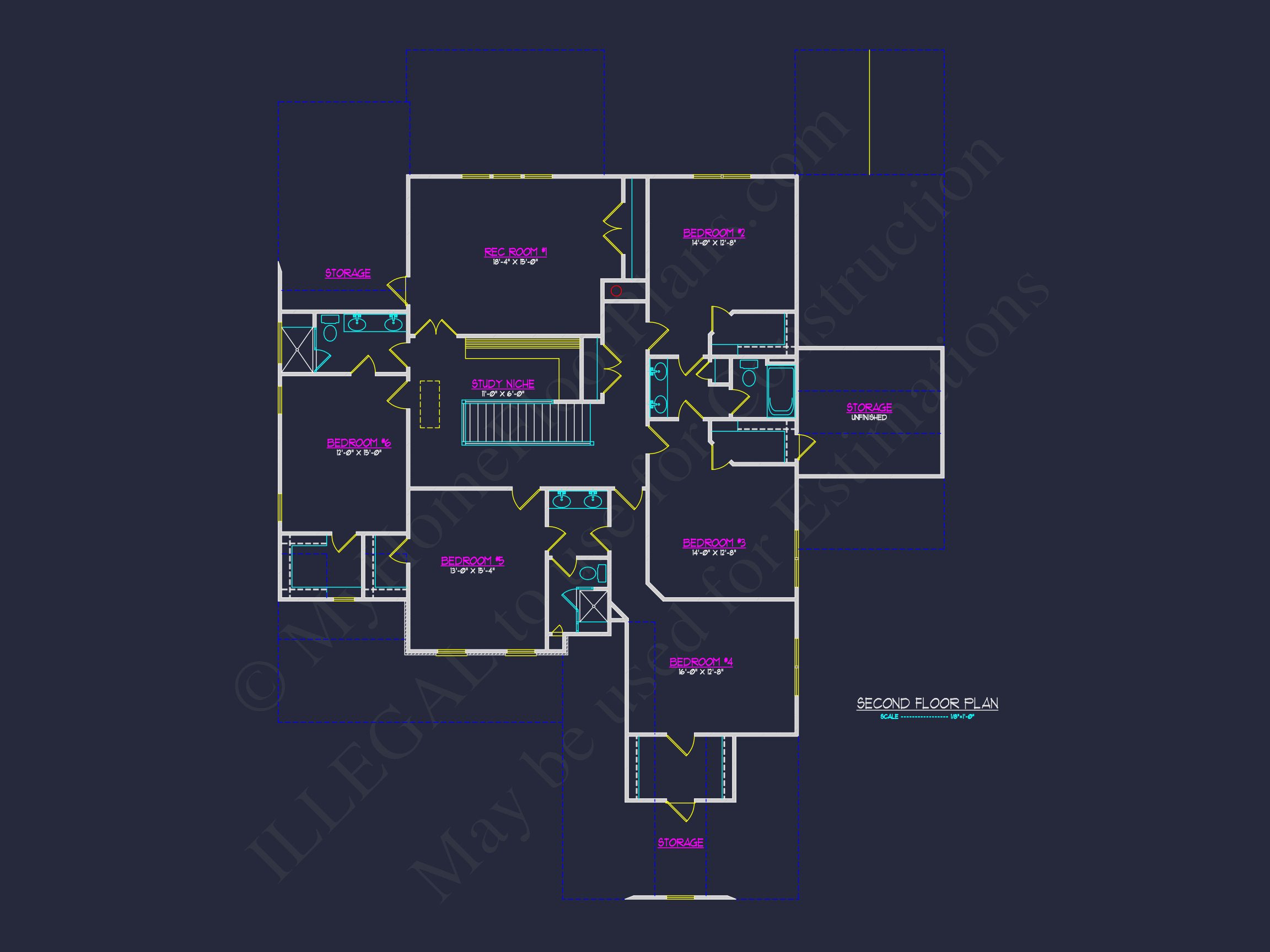 Luxury house Plan with Floor Plans,CAD Architecture & Design