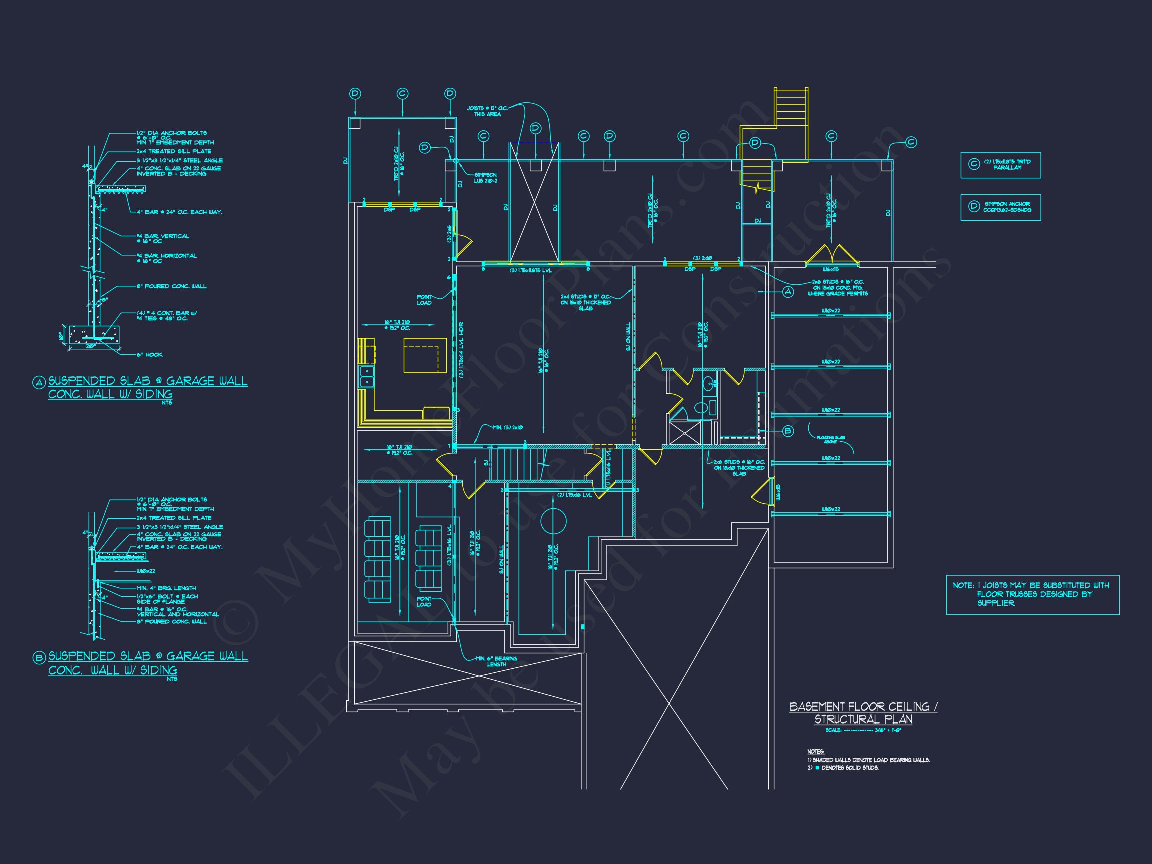 Luxury house Plan with Floor Plans,CAD Architecture & Design