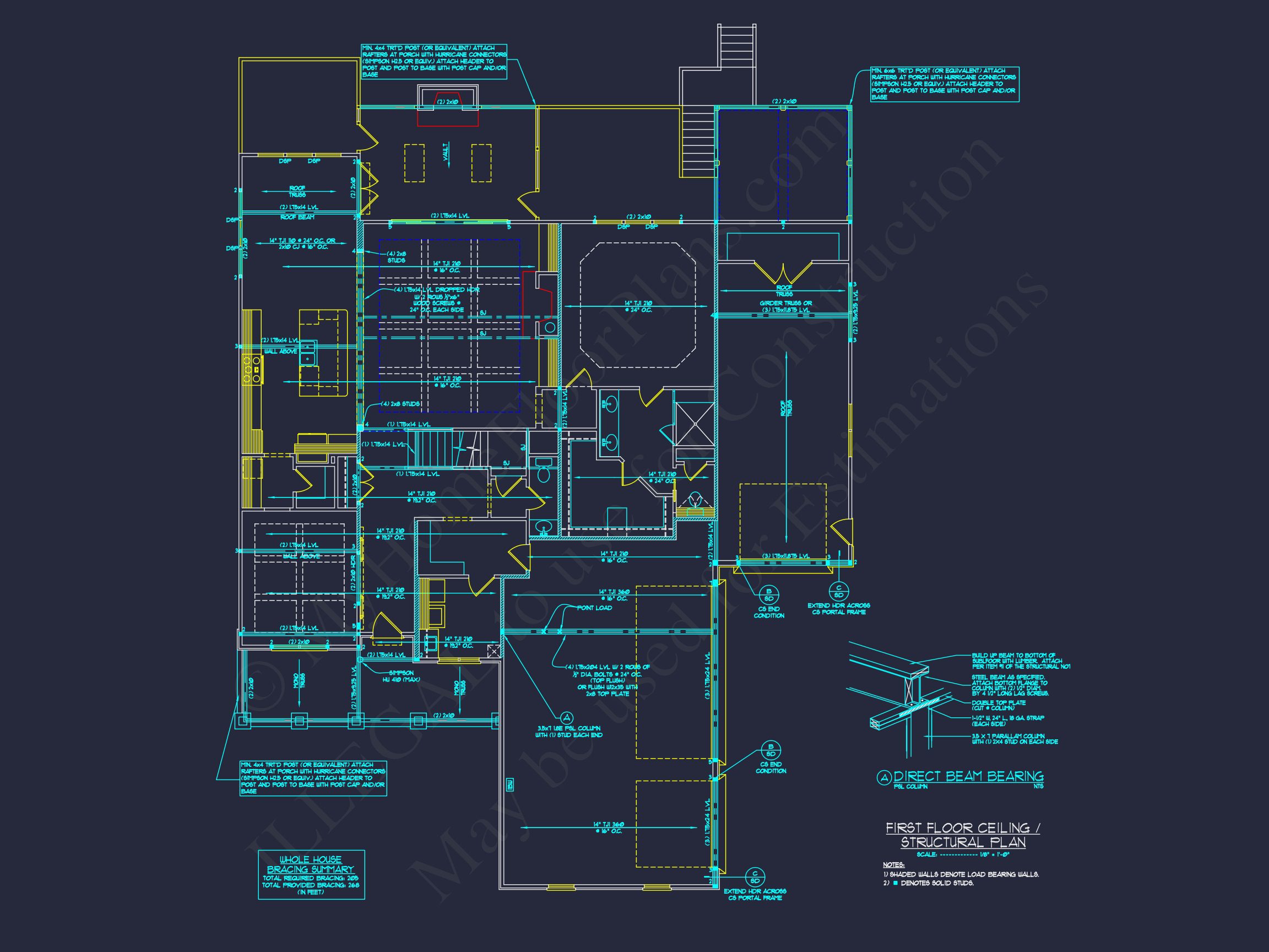 Luxury house Plan with Floor Plans,CAD Architecture & Design
