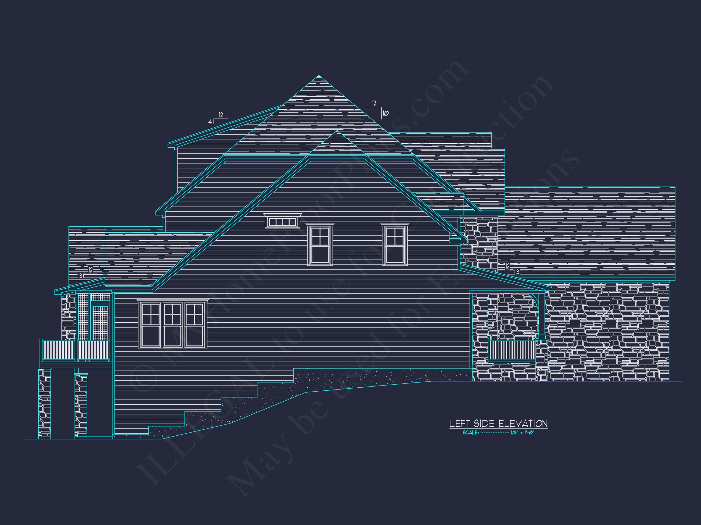 Luxury house Plan with Floor Plans,CAD Architecture & Design