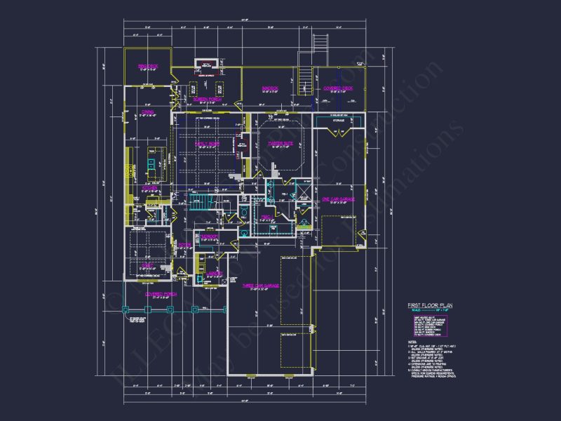Luxury house Plan with Floor Plans, CAD Architecture & Design
