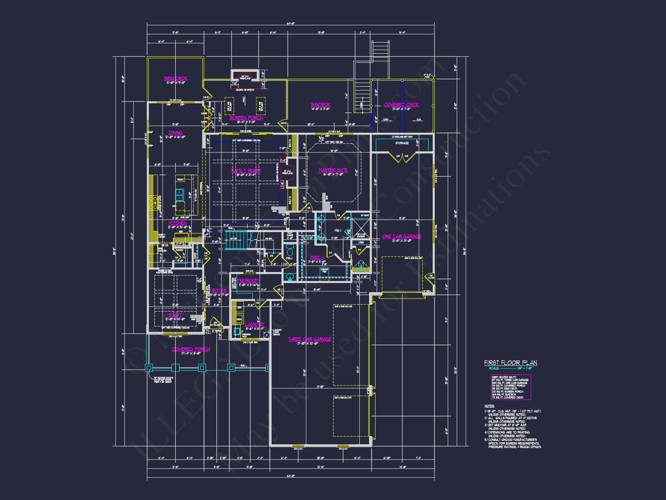 Luxury house Plan with Floor Plans,CAD Architecture & Design
