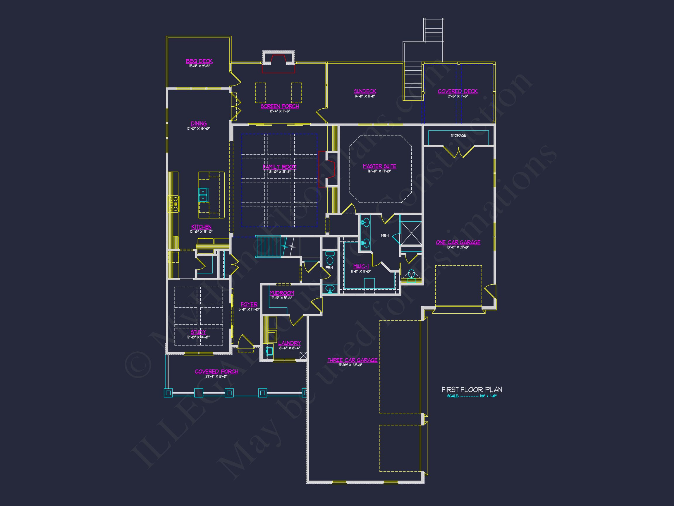 Luxury house Plan with Floor Plans,CAD Architecture & Design