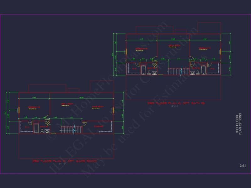 Luxury house Plan with Modern CAD Blueprints & Stylish Designs