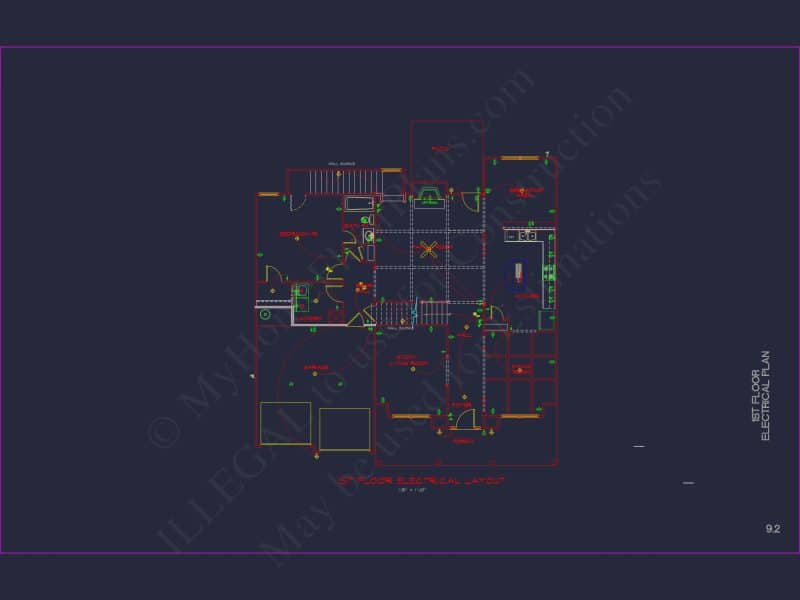 Luxury house Plan with Modern CAD Blueprints & Stylish Designs